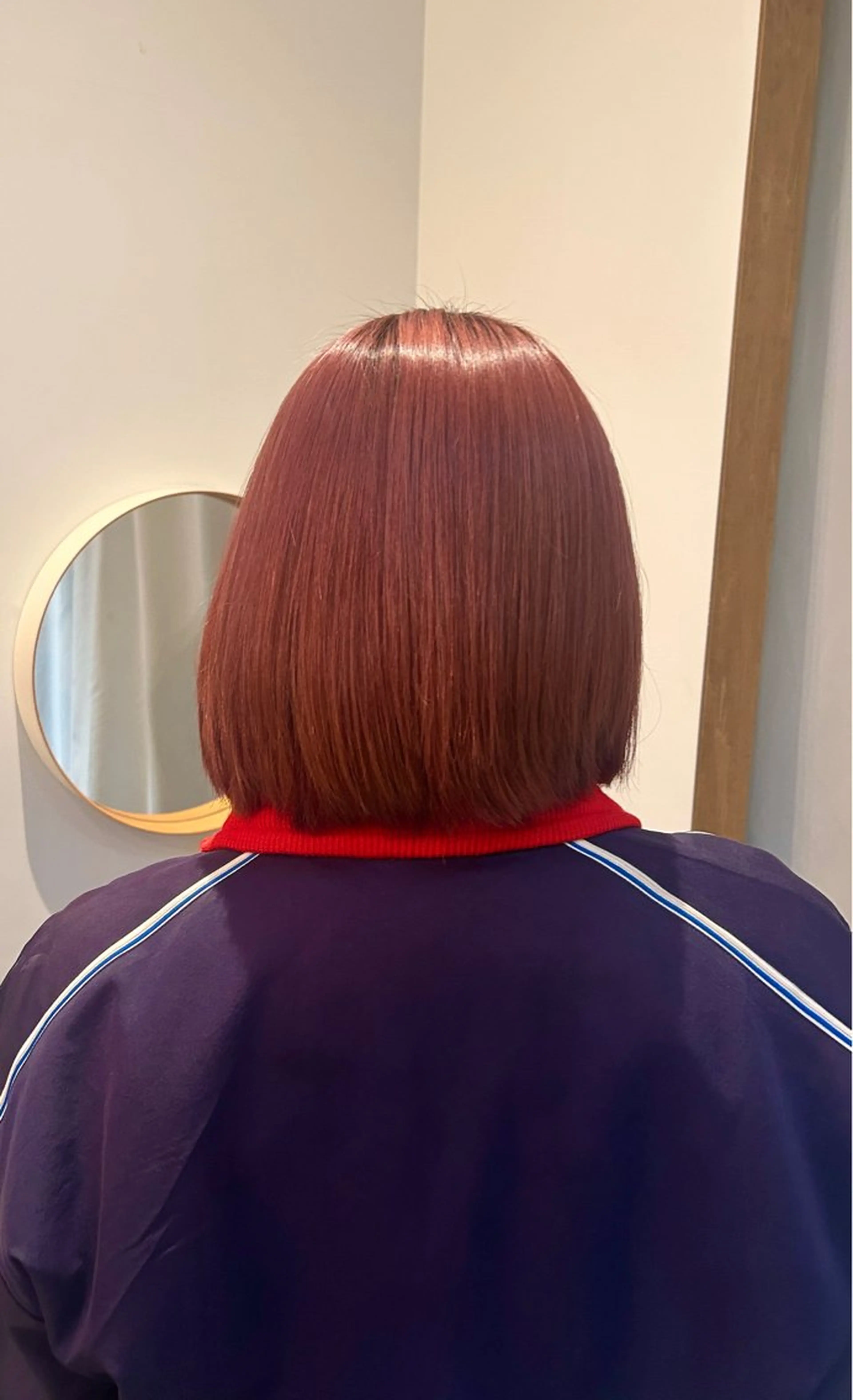 ショート カラー ベージュカラー ピンクカラー ピンクベージュ カットカラー/鎌倉 縮毛矯正/大空のヘアスタイル