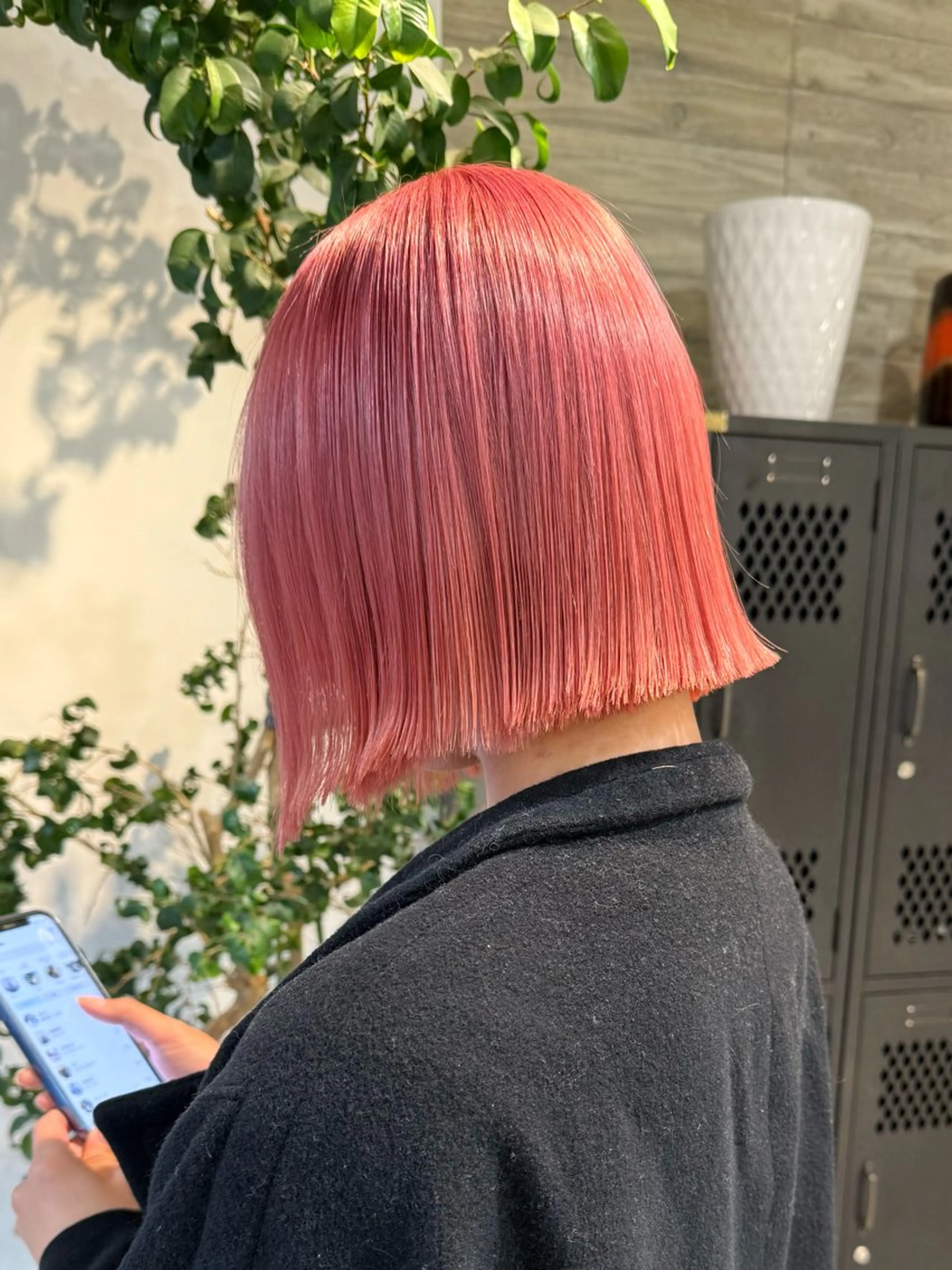 ミディアム カラー カット ヘアカラー トリートメント 色落ち綺麗透明感カラ /ボブ/ナカツヒカルのヘアスタイル