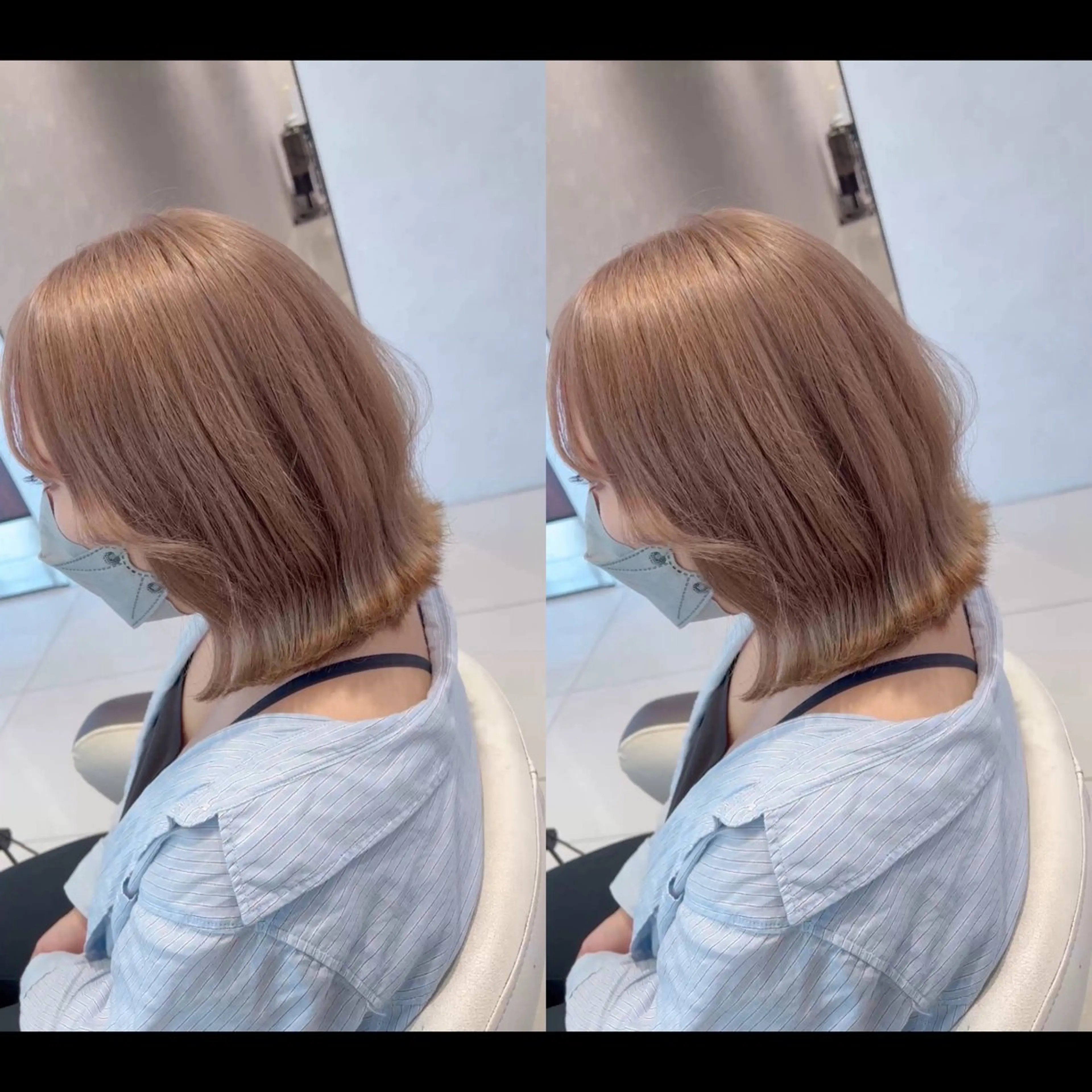 カラー ブリーチ earth甲府昭和店 東 允のヘアスタイル