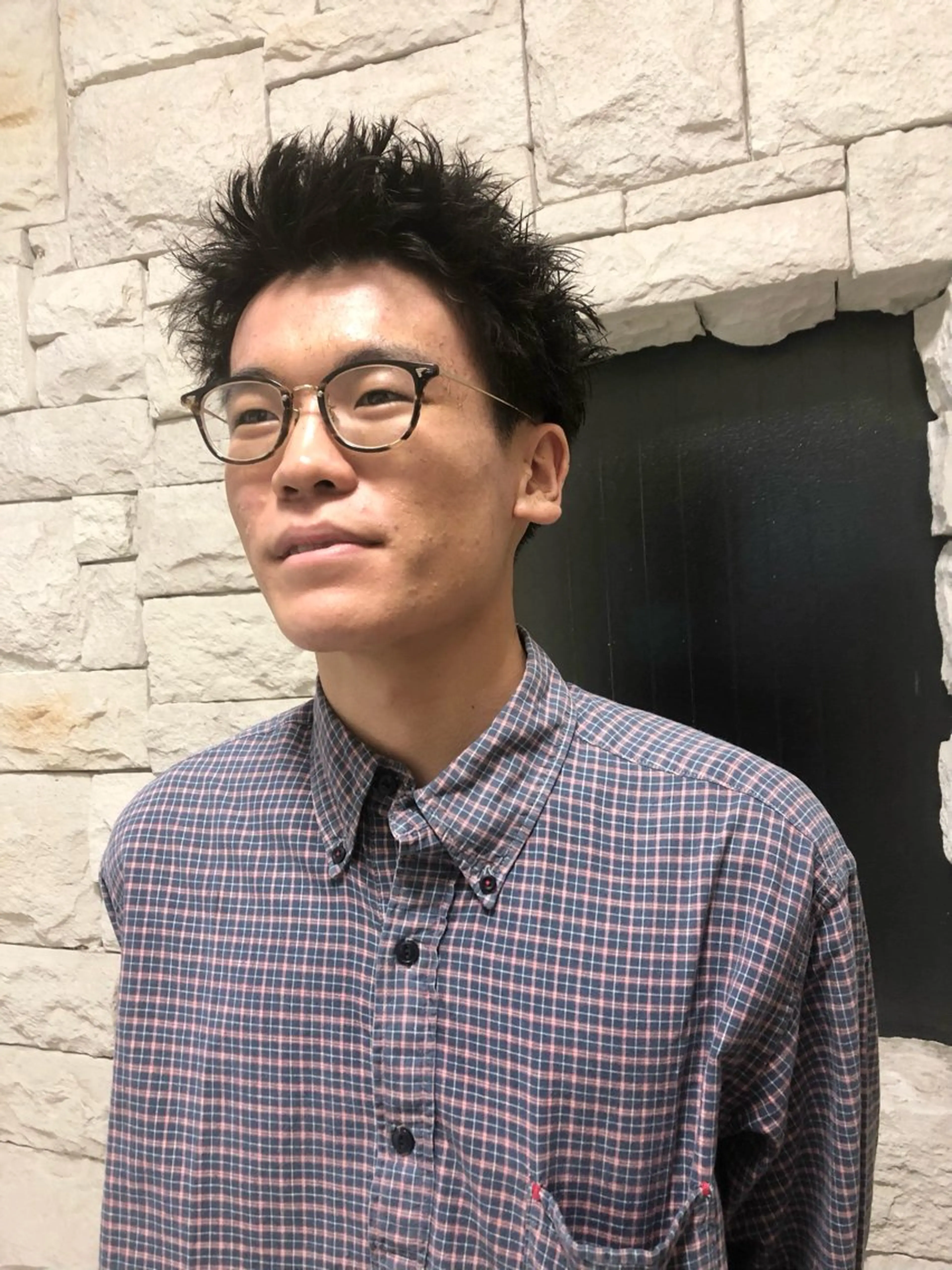 ヘアアレンジ メンズ スパイキーショート カット トリートメント ヘアセット ainico+所属・メンズ特化✂️栗原 侑也のヘアスタイル