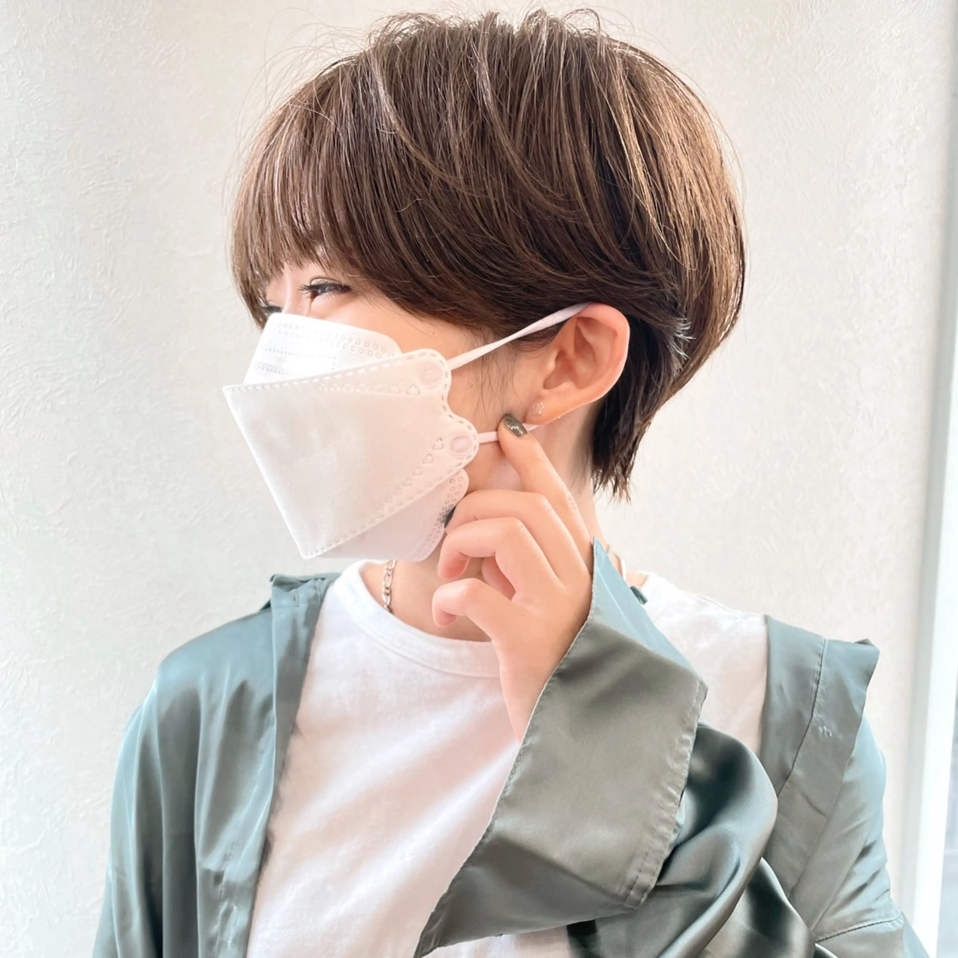 ショート ボブ 髪質改善 韓国風ヘア ショートヘア カット ヘアカラー トリートメント 🎗️comoda 神戸三宮 髪質改善のヘアスタイル