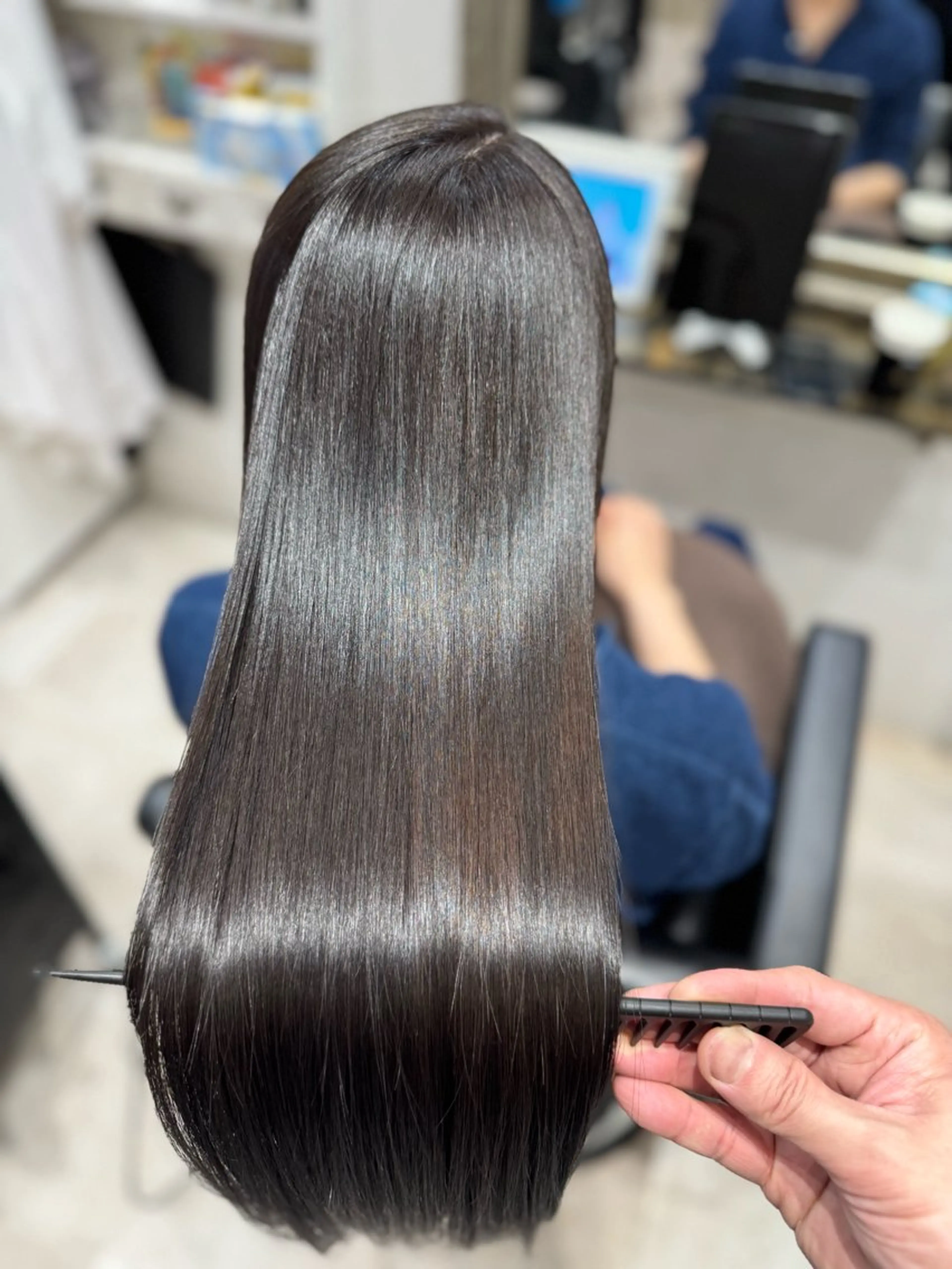 ロング Dbest hair lounge所属・KEN/関内/似合せ 美髪矯正/髪質改善のヘアスタイル