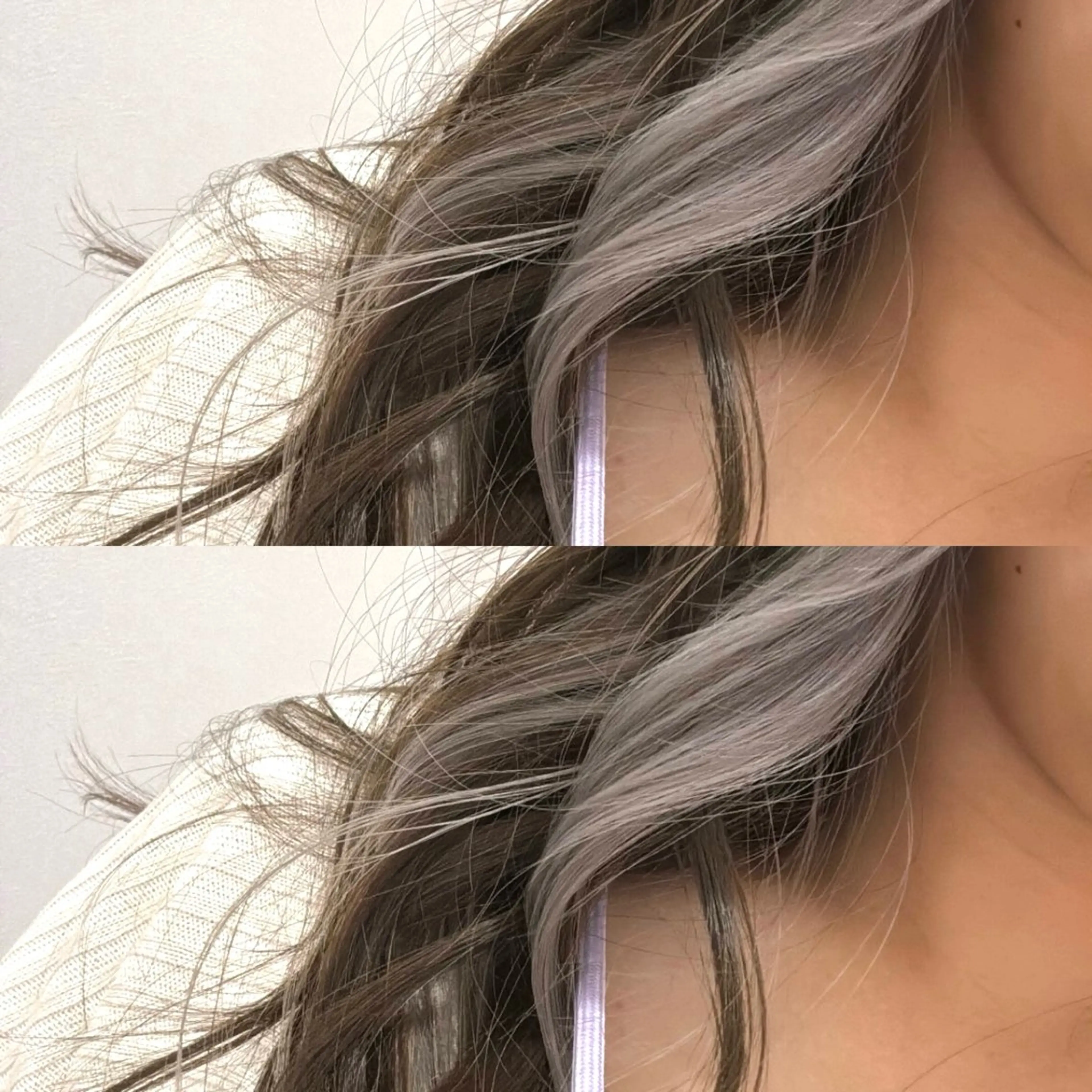 セミロング カラー ブリーチ ヘアカラー トリートメント オージュアソムリエ DAIKI⭐️のヘアスタイル