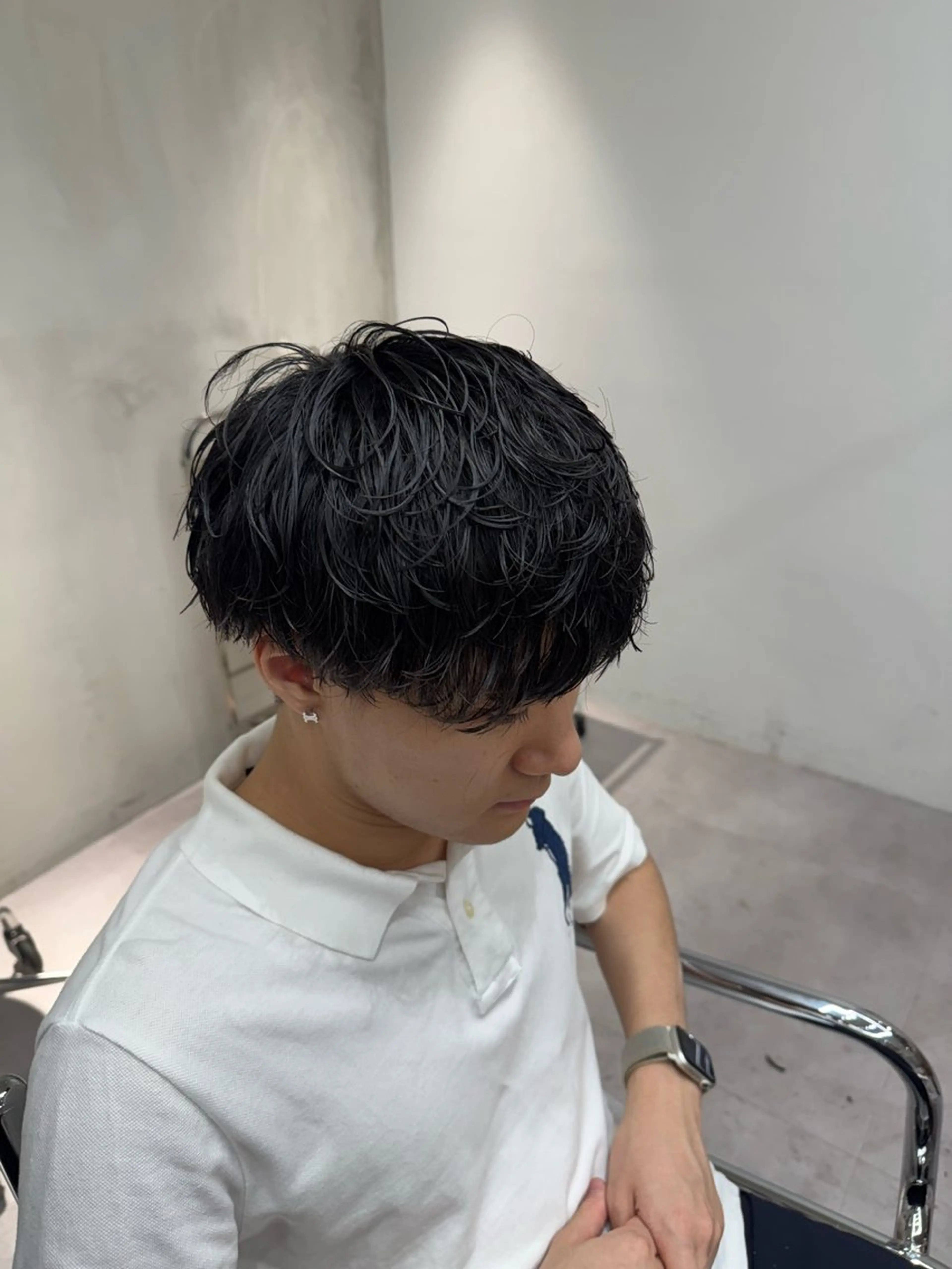 パーマ メンズ メンズパーマ ブリーチ/パーマ特化 片平和寿のヘアスタイル