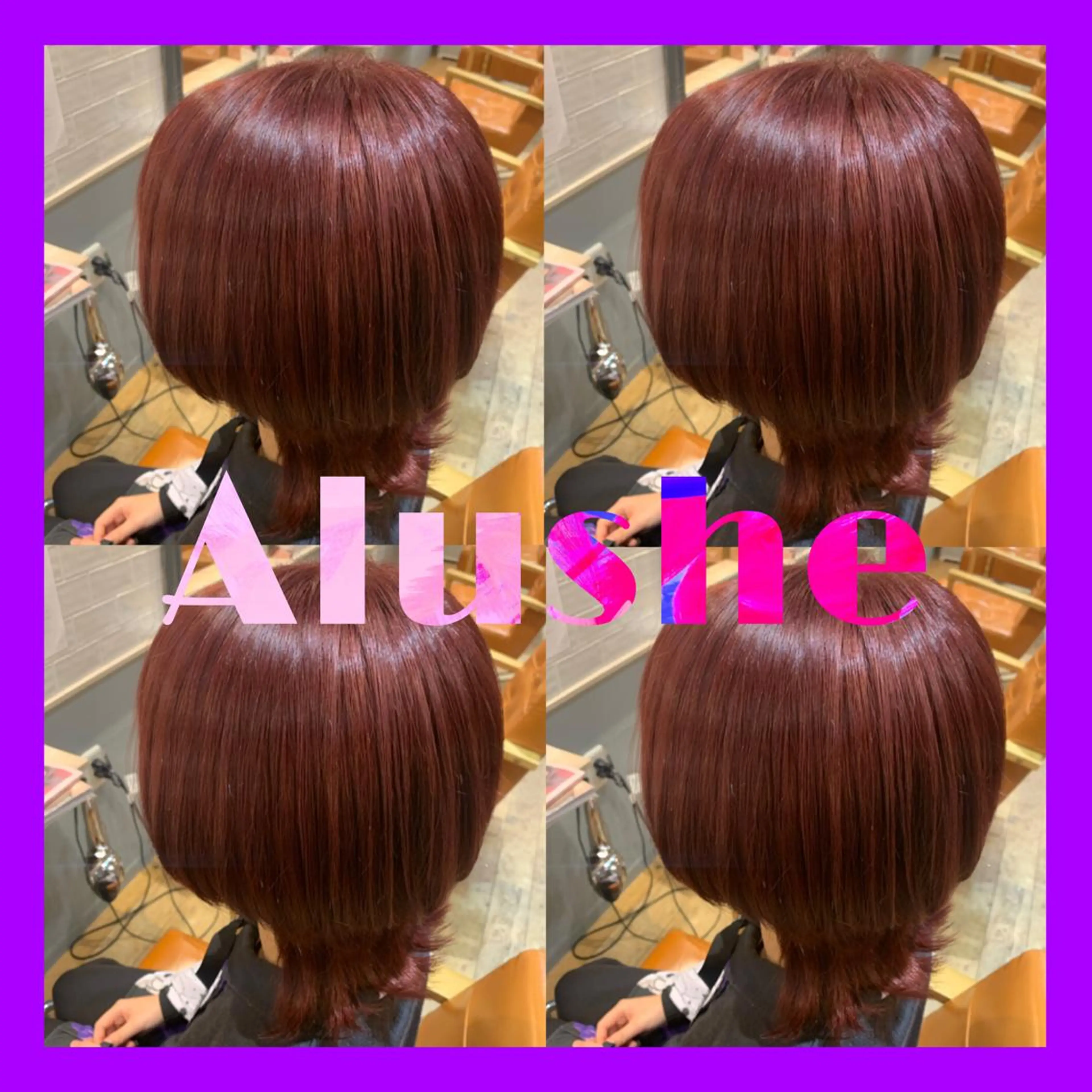 ミディアム カラー ヘアアレンジ 🦋韓国ヘア 坂本 菜摘🦋のヘアスタイル