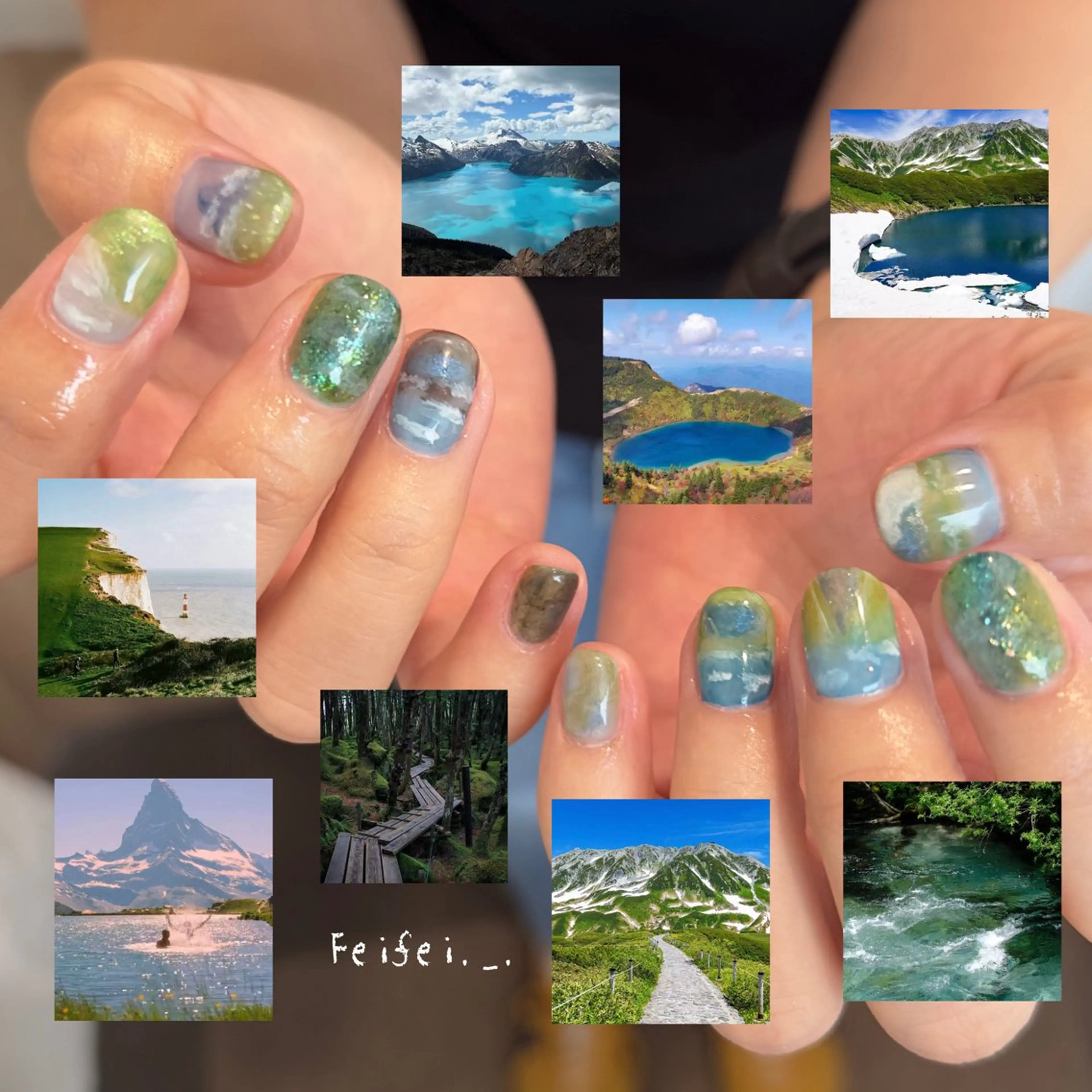 ネイル ハンドネイル 🎀フェイ フェイ🫧💗のネイルデザイン