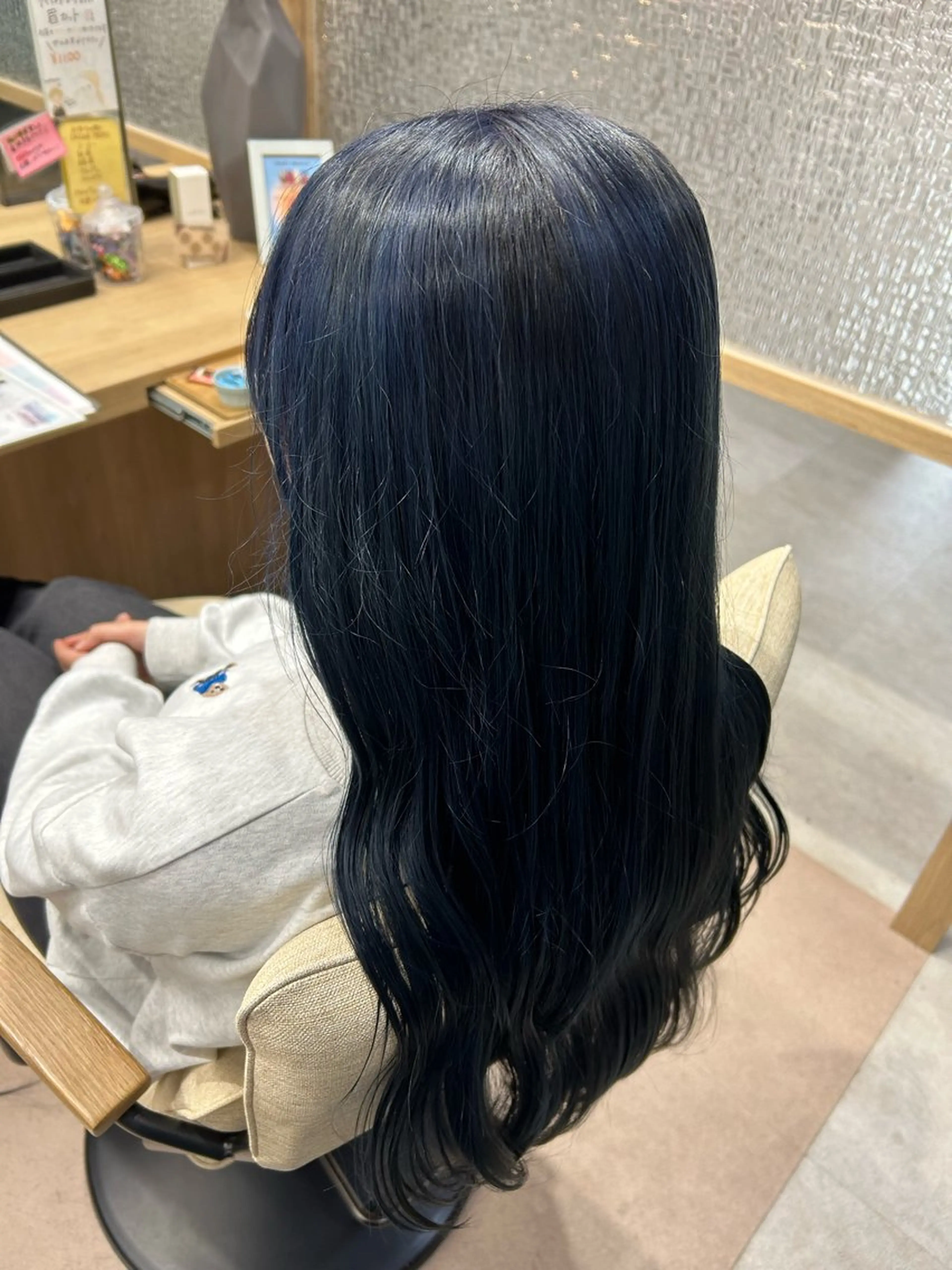 ロング カラー ブルーカラー ダブルカラー カット ヘアカラー トリートメント 韓国￤ボブ￤レイヤー 🍒Akane🍒のヘアスタイル