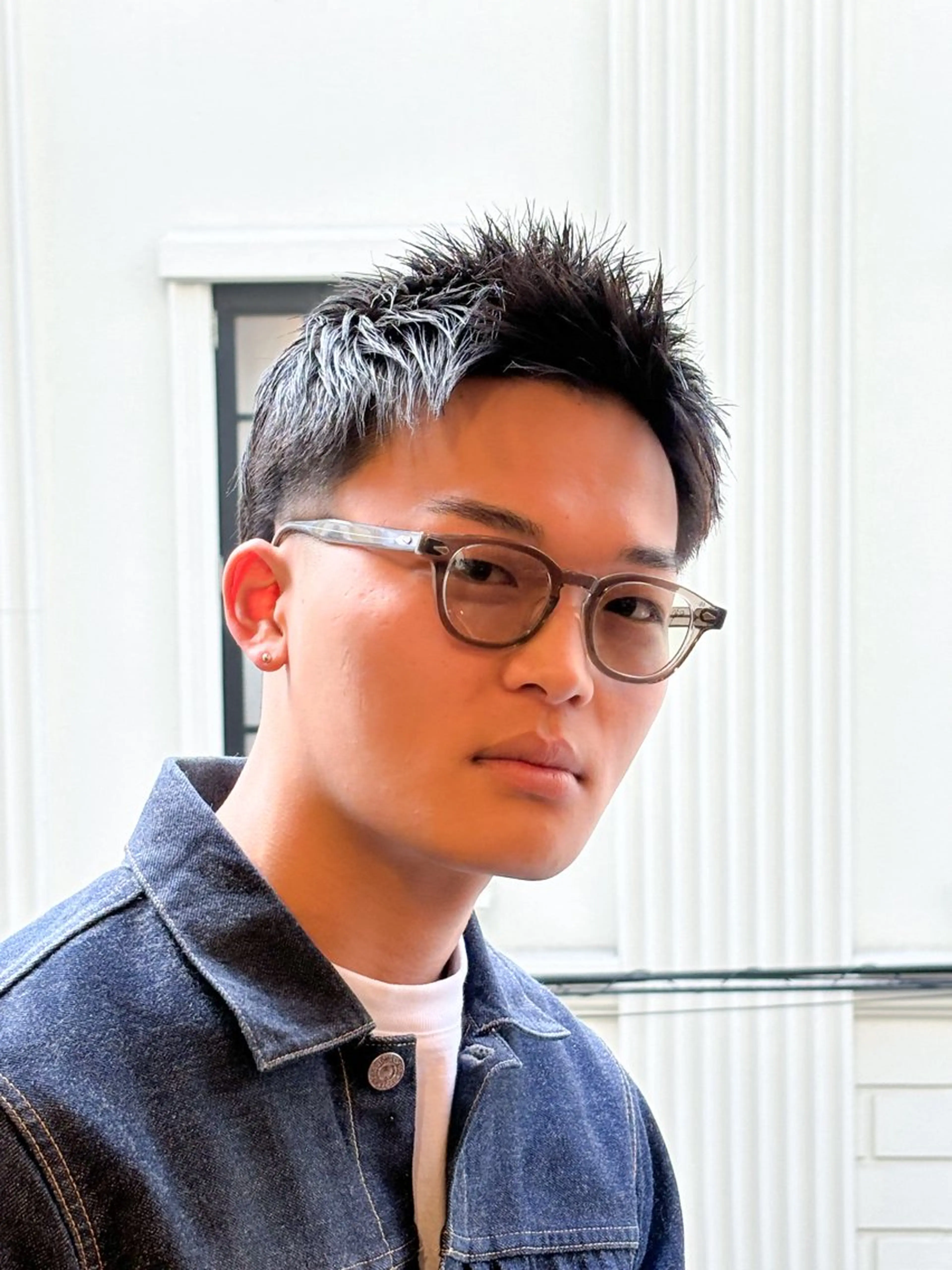 ショート メンズ アップバング カット 三宮メンズカット ヨシイッキのヘアスタイル