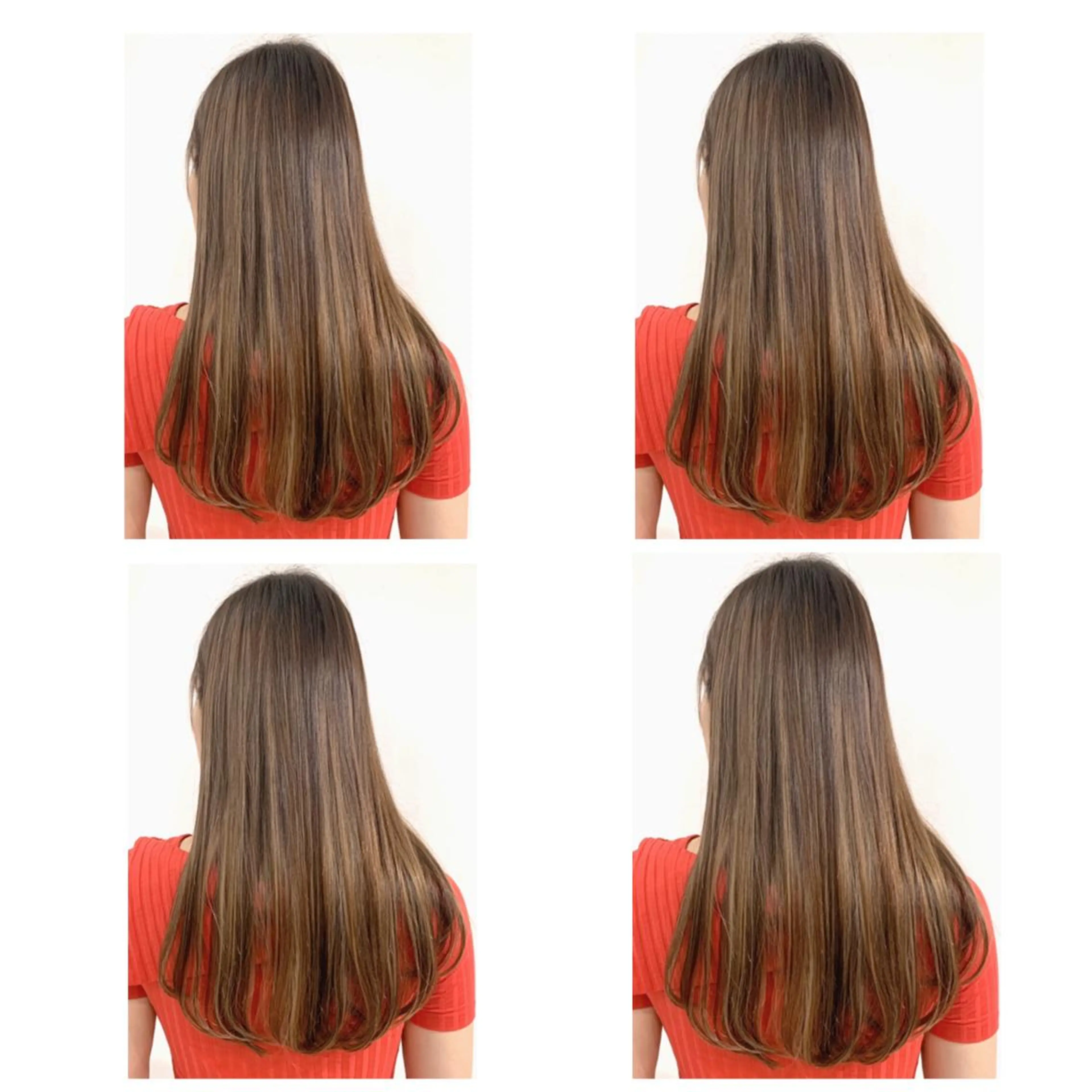 ロング カラー アッシュ バレイヤージュ ブリーチ デザインカラー グレージュ カット ヘアカラー トリートメント 京都大人女性ショート 徒歩1分/秋山のヘアスタイル