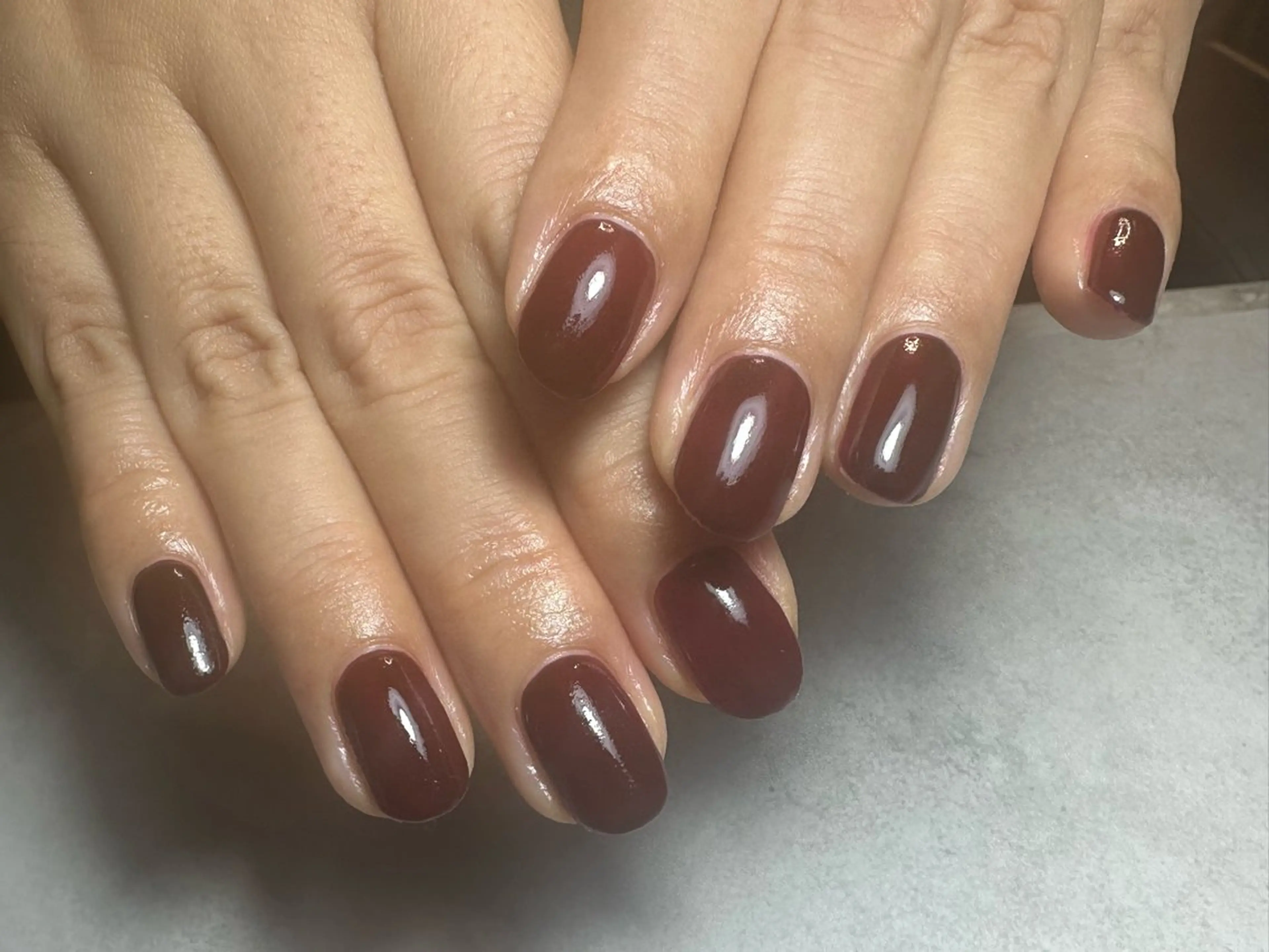 ネイル ハンドネイル ハンドケア 究極の ワンカラー専門店のネイルデザイン