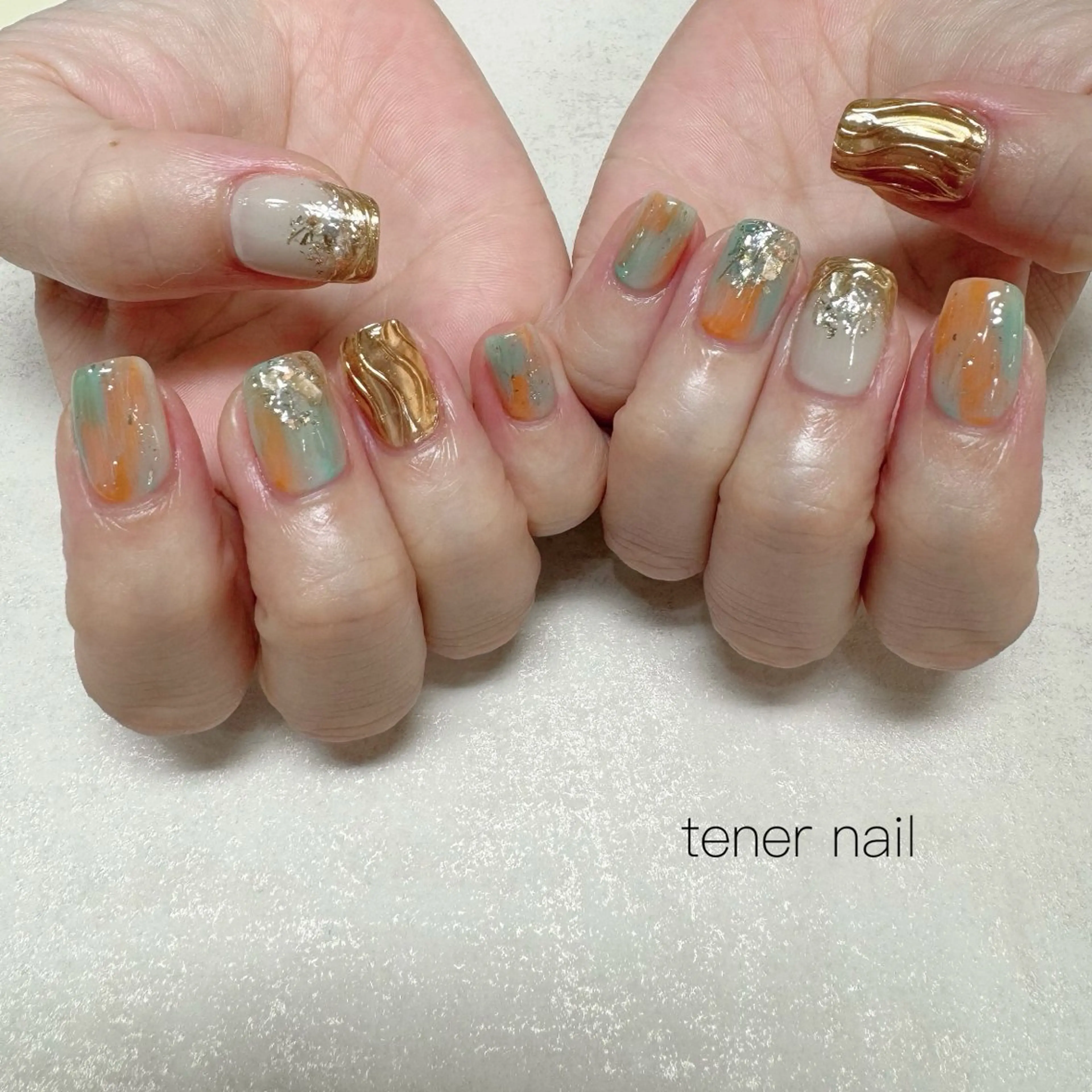 ネイル ニュアンスネイル ハンドネイル テネルネイル tener nailのネイルデザイン