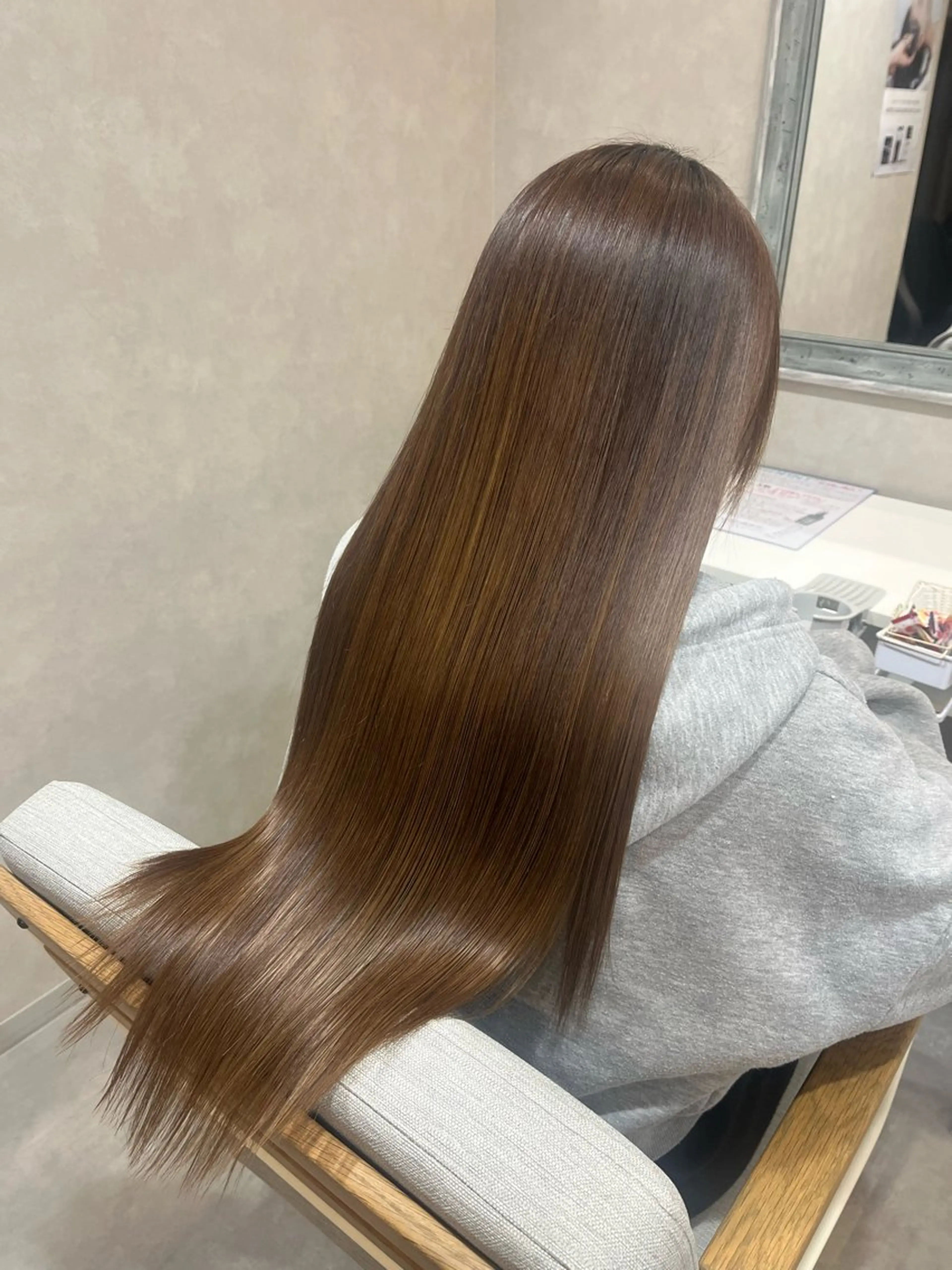 ロング トリートメント 森 愛友のヘアスタイル