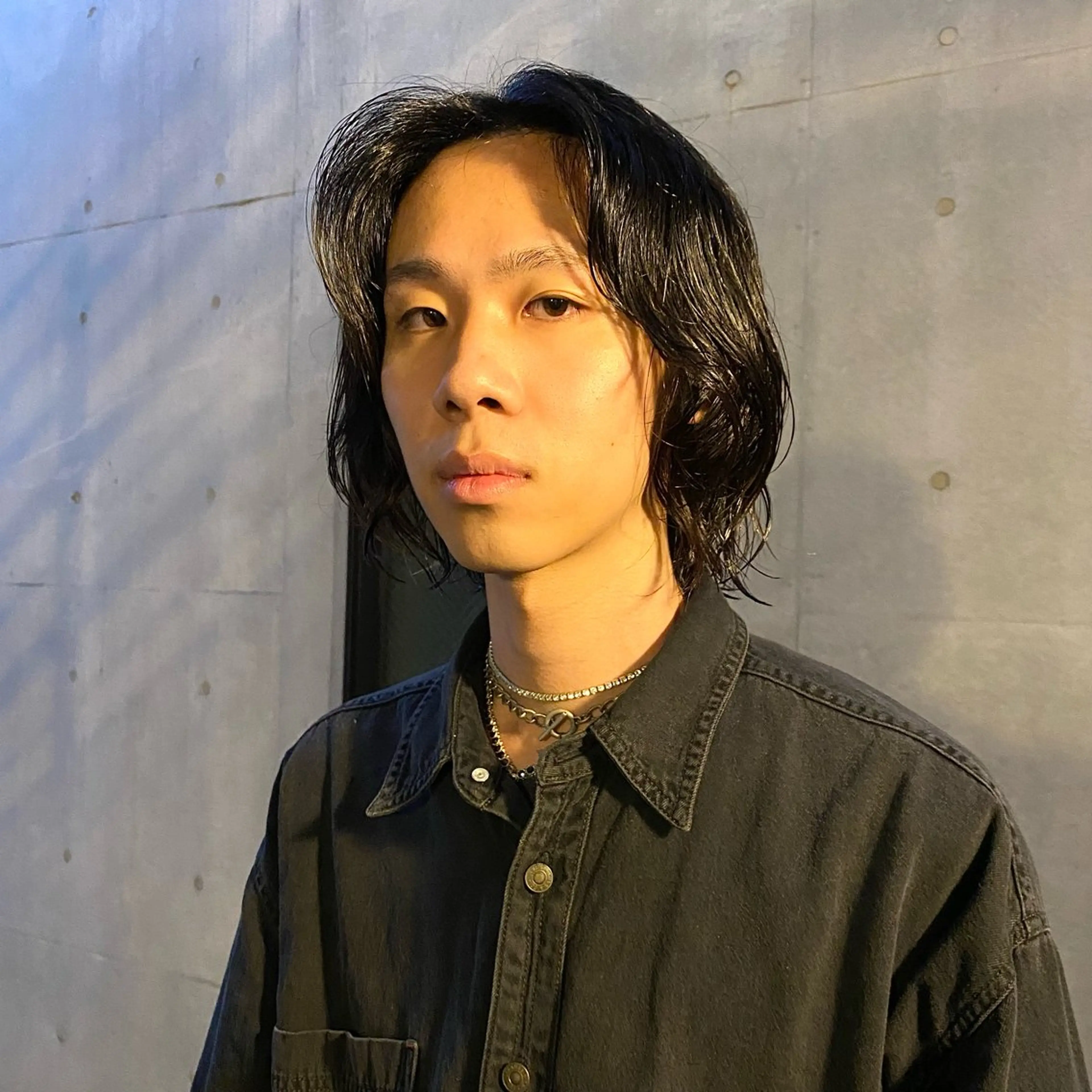 ミディアム パーマ メンズ カット パーマ トリートメント ヘッドスパ おしゃれパーマ メンズ特化/みーまんのヘアスタイル