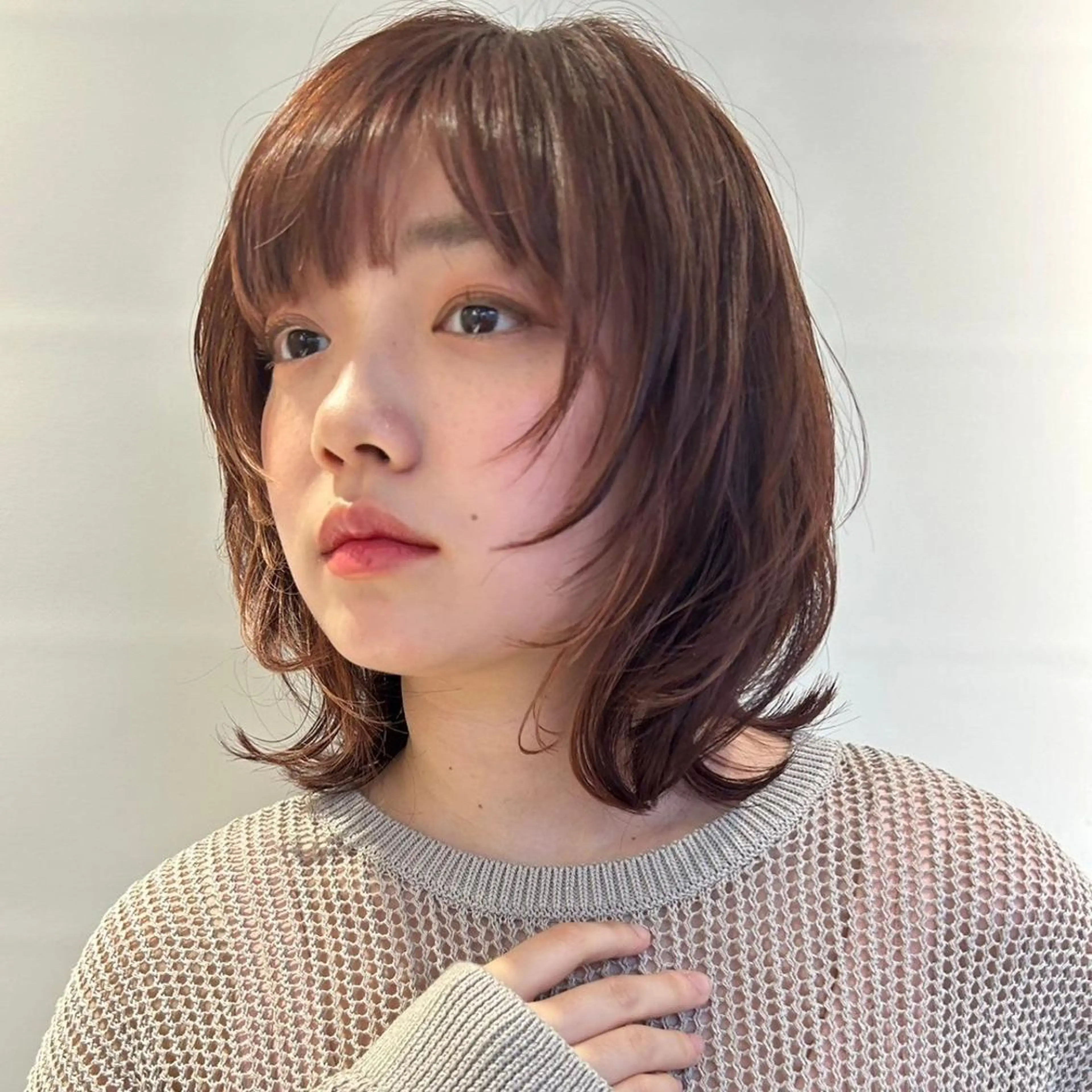 ミディアム 透明感カラー✨ よしの じろうのヘアスタイル