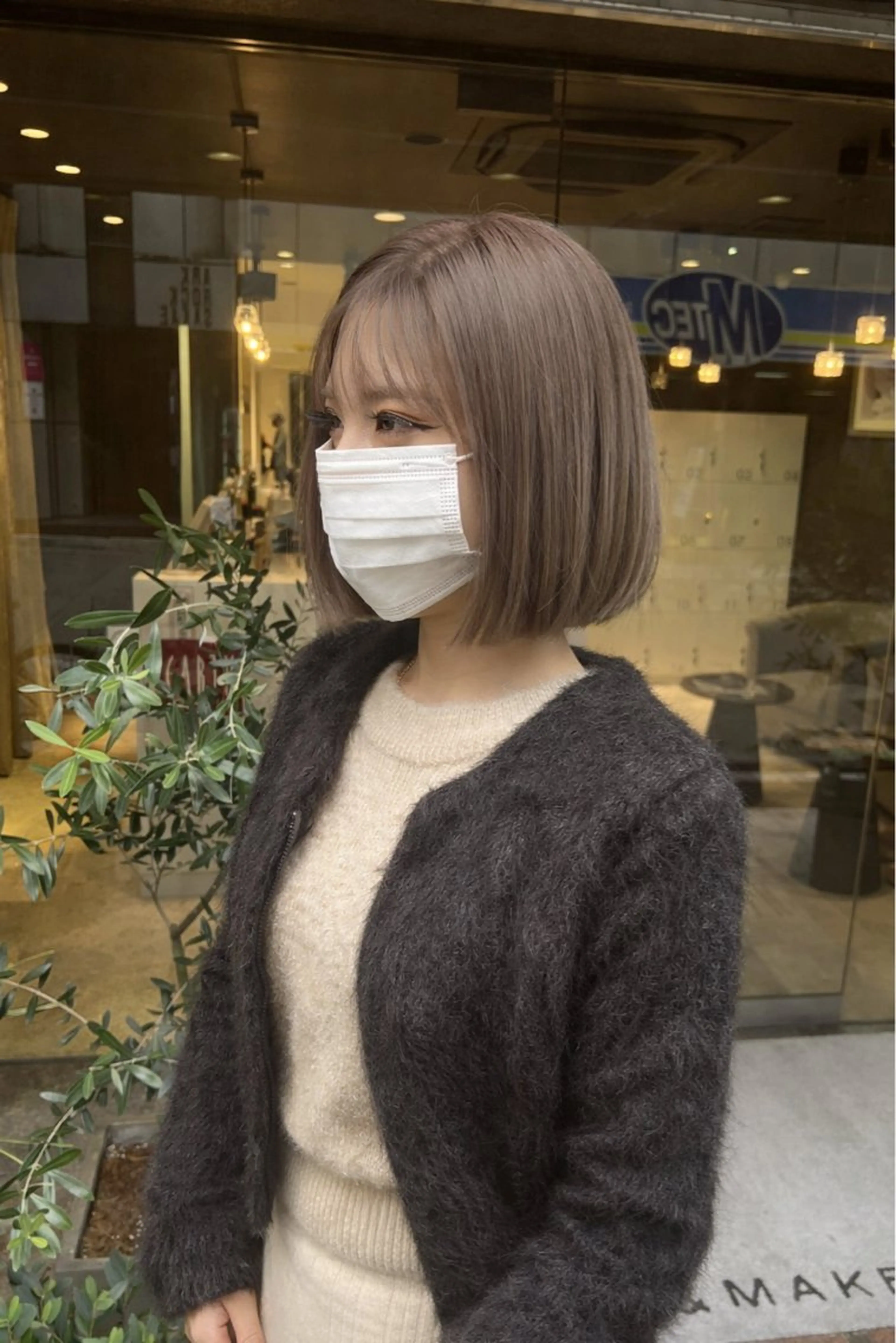 カラー 美髪矯正/髪質改善 /透明感ある艶カラーのヘアスタイル