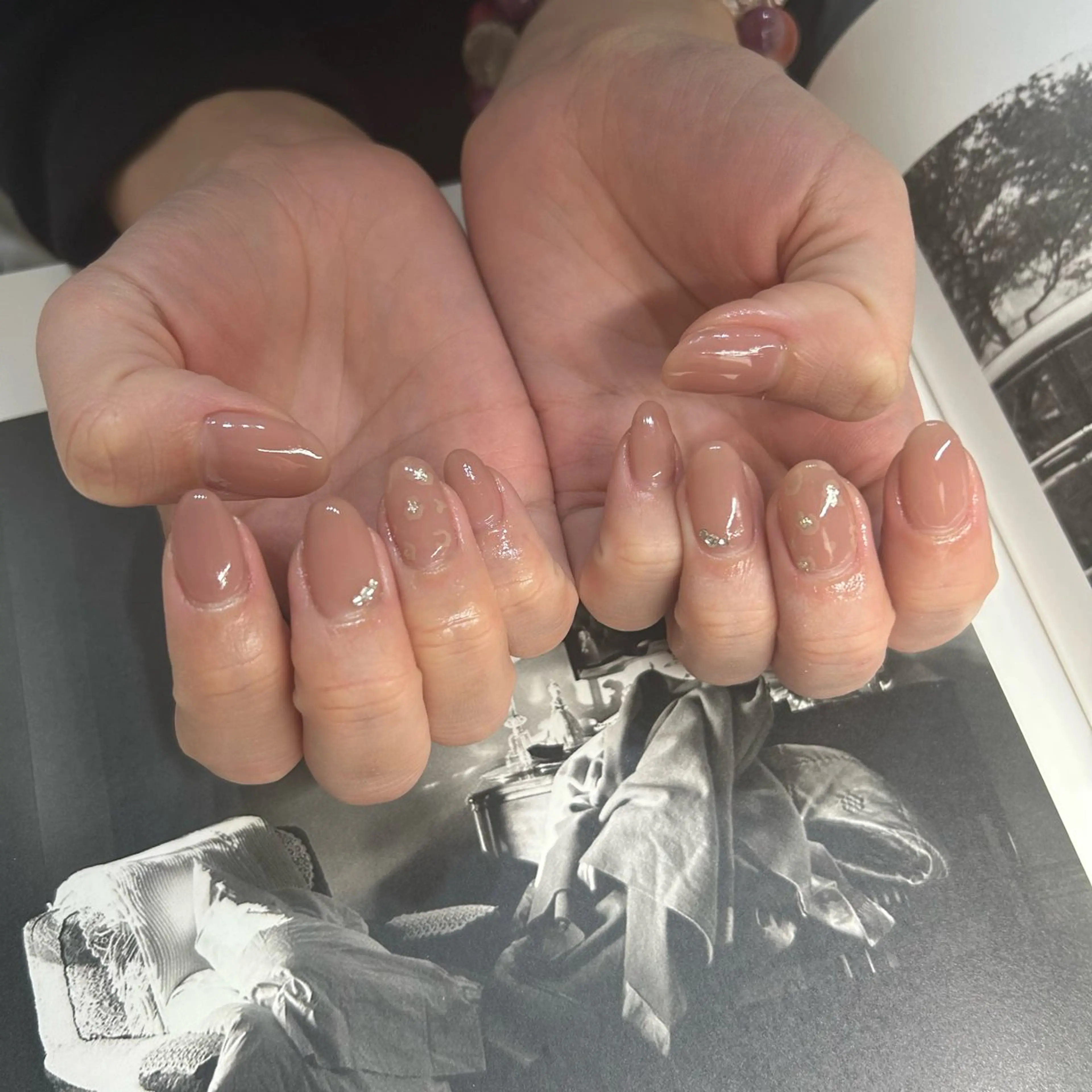 ネイル ブルー フットネイル ジェルネイル キラキラネイル 韓国ネイル RooM -mizuki-のネイルデザイン