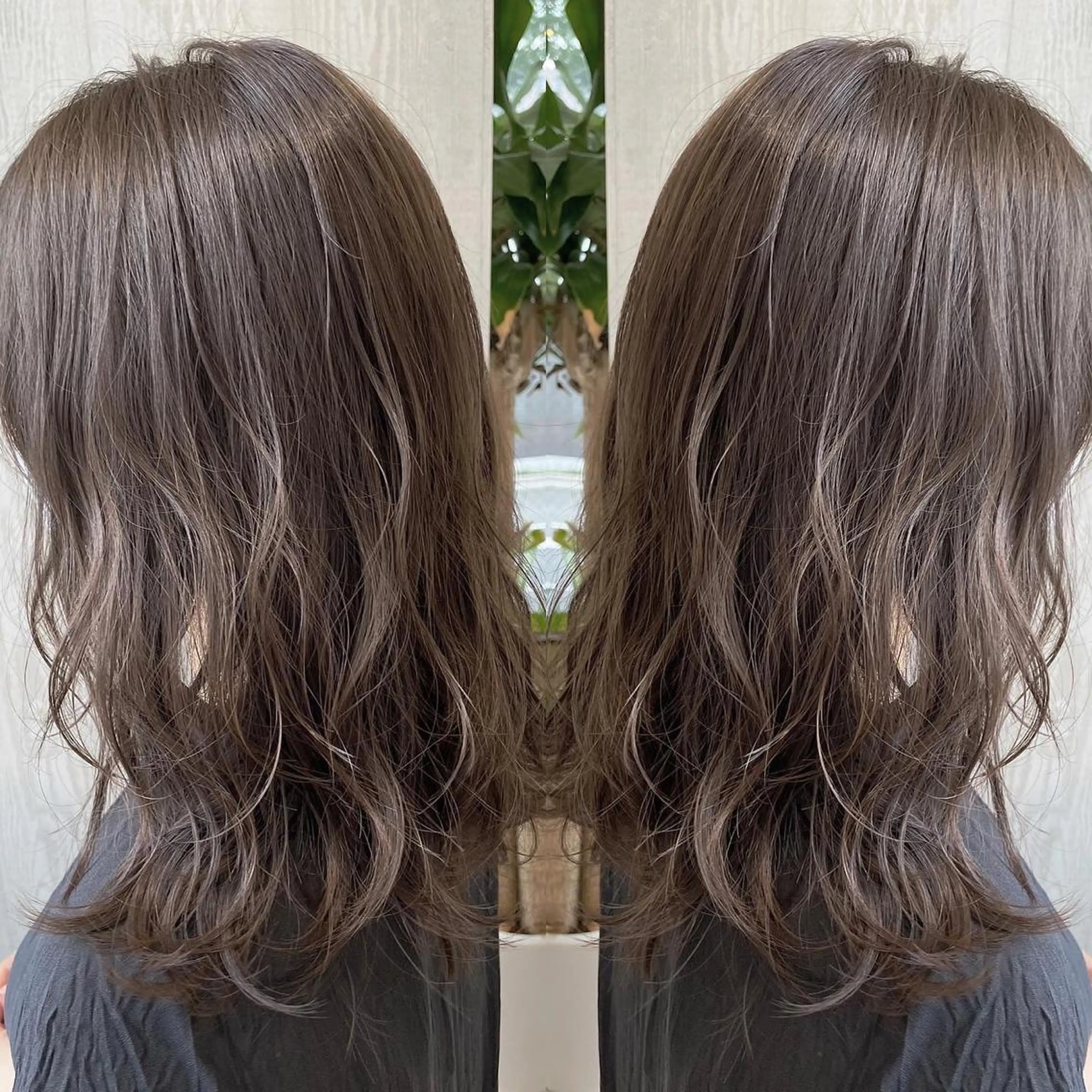 セミロング カラー アッシュ グレージュ 外国人風カラー レイヤーカット トリートメント カット ヘアカラー トリートメント 河合秀明/ショート /ボブ/レイヤーのヘアスタイル