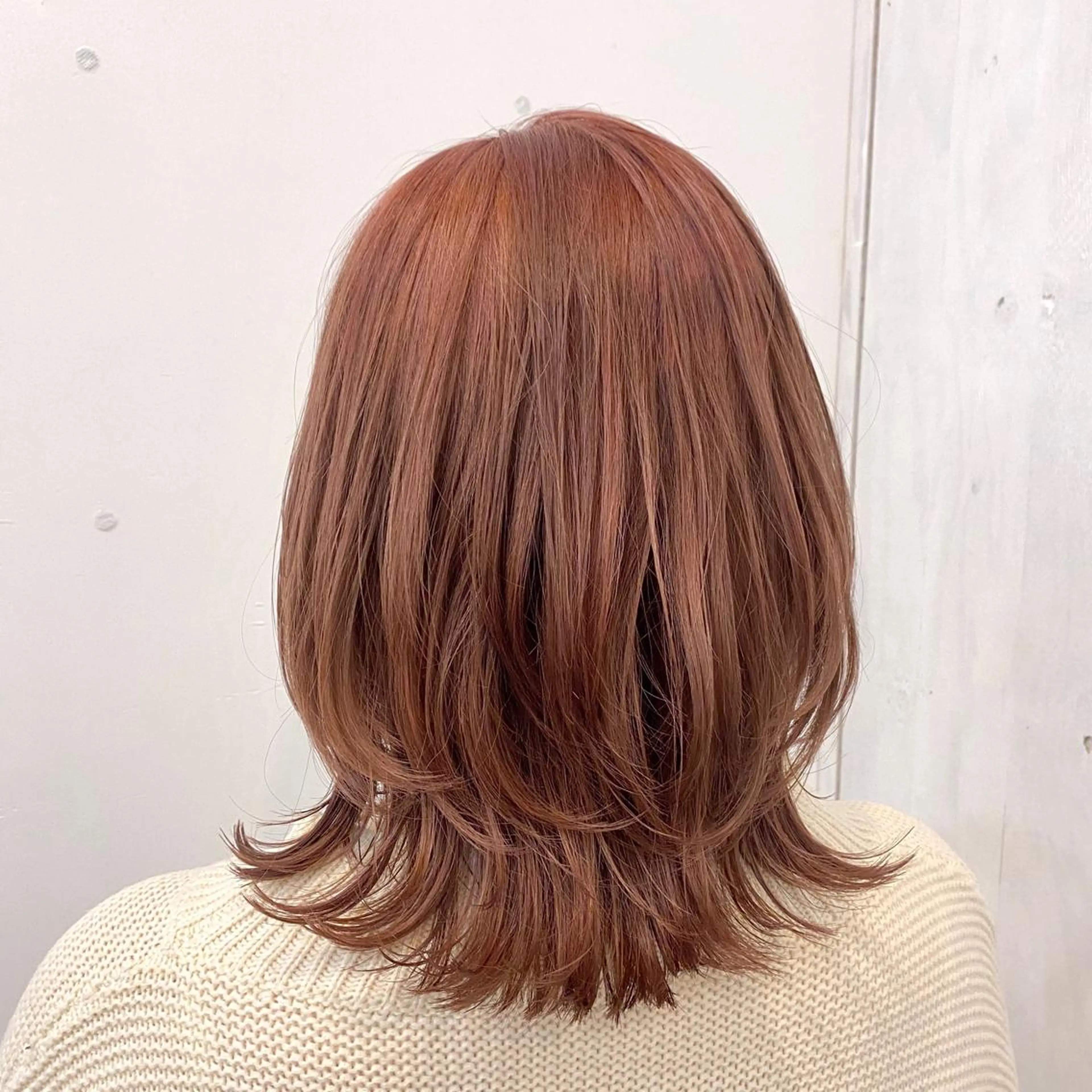 ミディアム カラー 🪭risa 暖色/レイヤー🪭のヘアスタイル