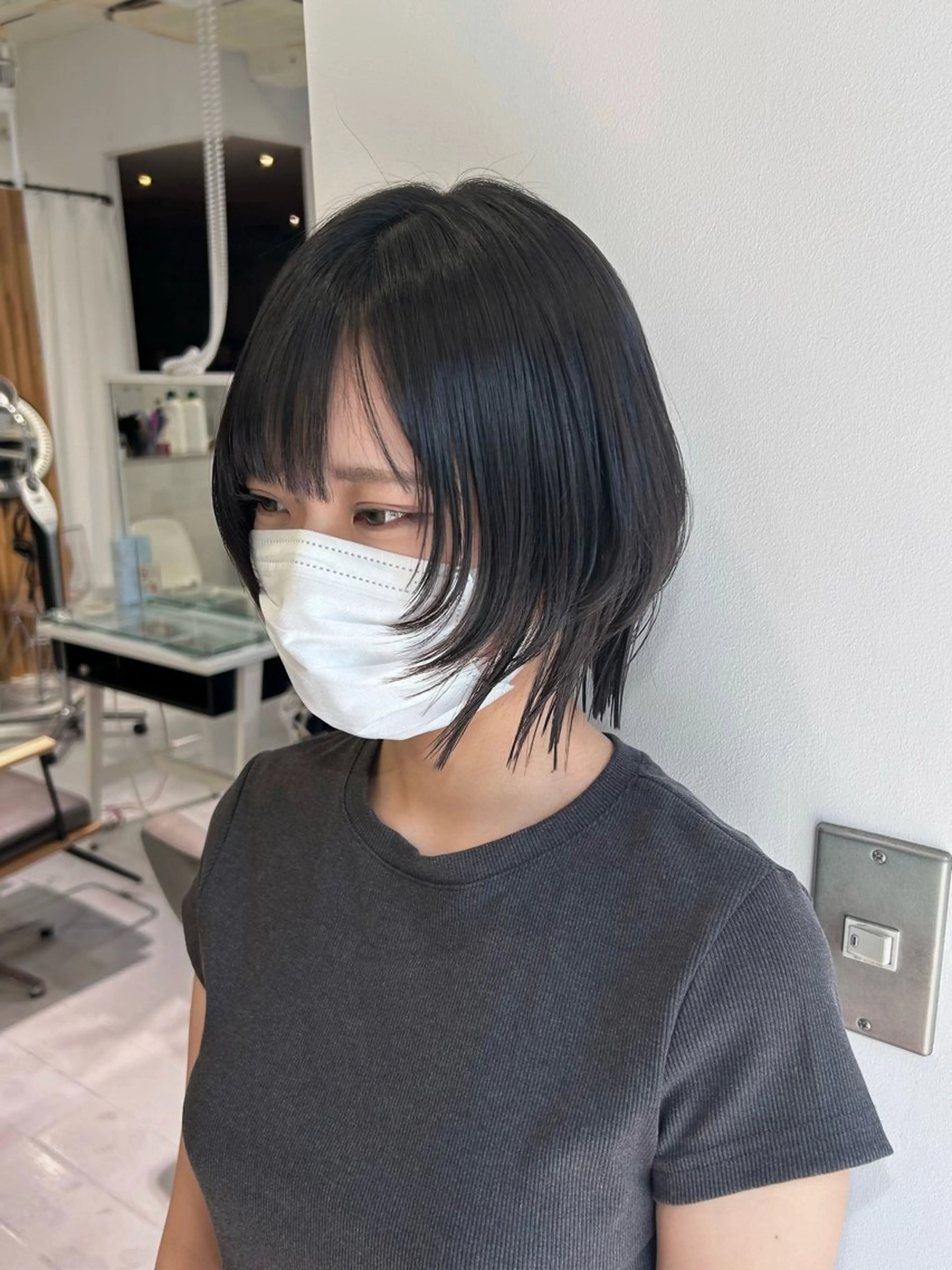 ショート ボブ ウルフカット カット レイヤーカット⛓ hina🩶のヘアスタイル