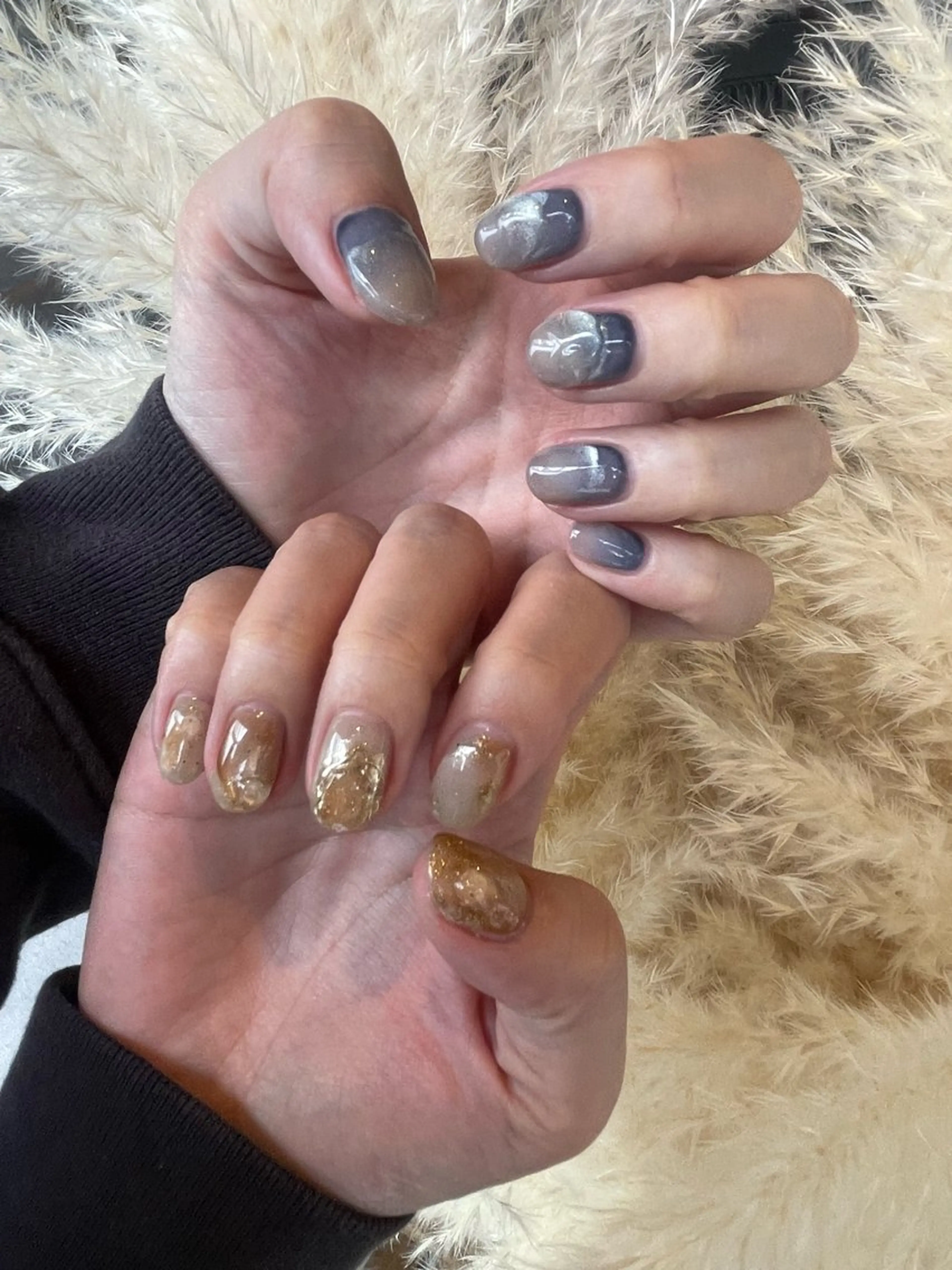 ネイル ハンドネイル 甲府市徳行 🧸prunelleのネイルデザイン