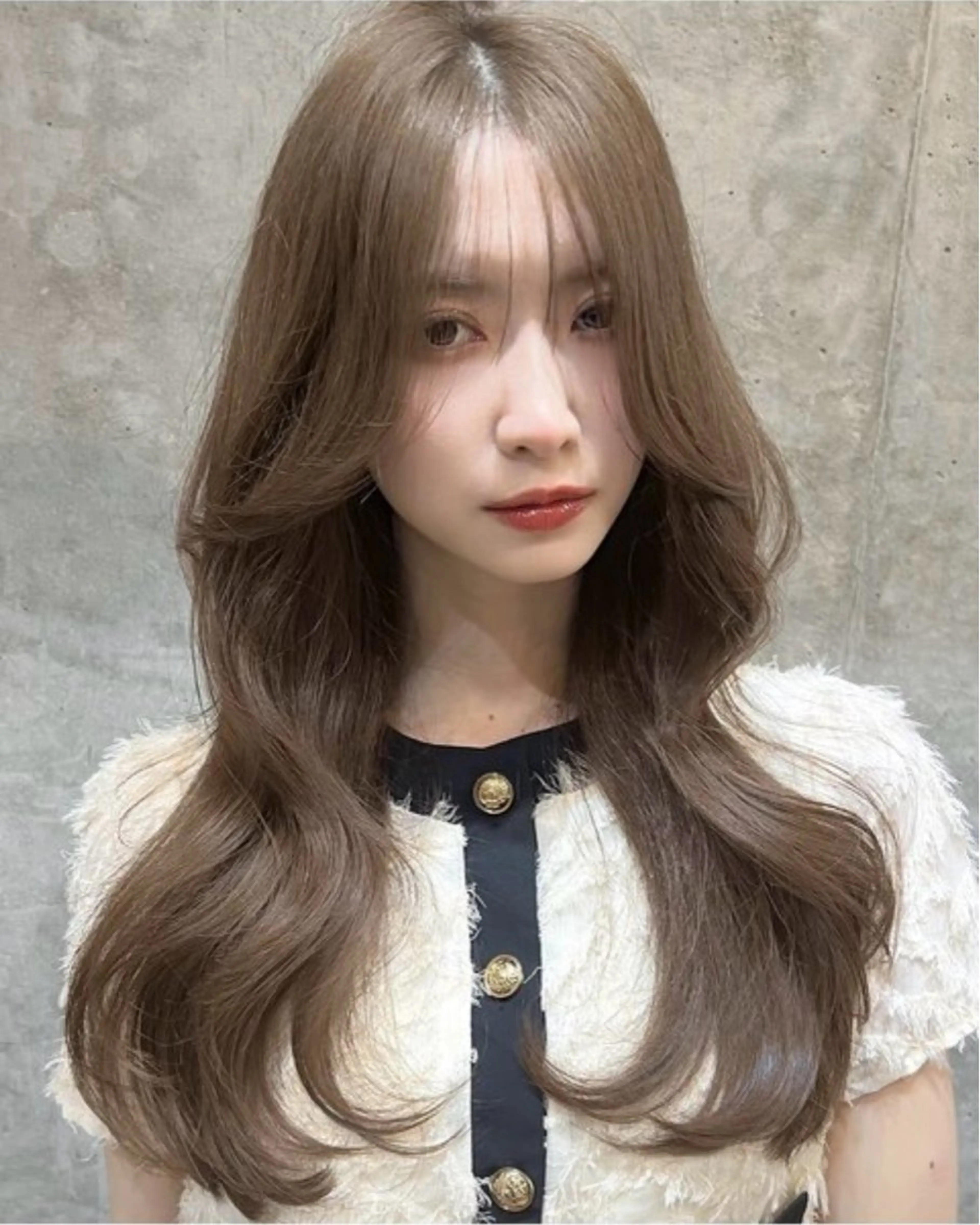 ロング カラー 似合わせカット トリートメント ヘアカラー 🌻 miyu🌻のヘアスタイル