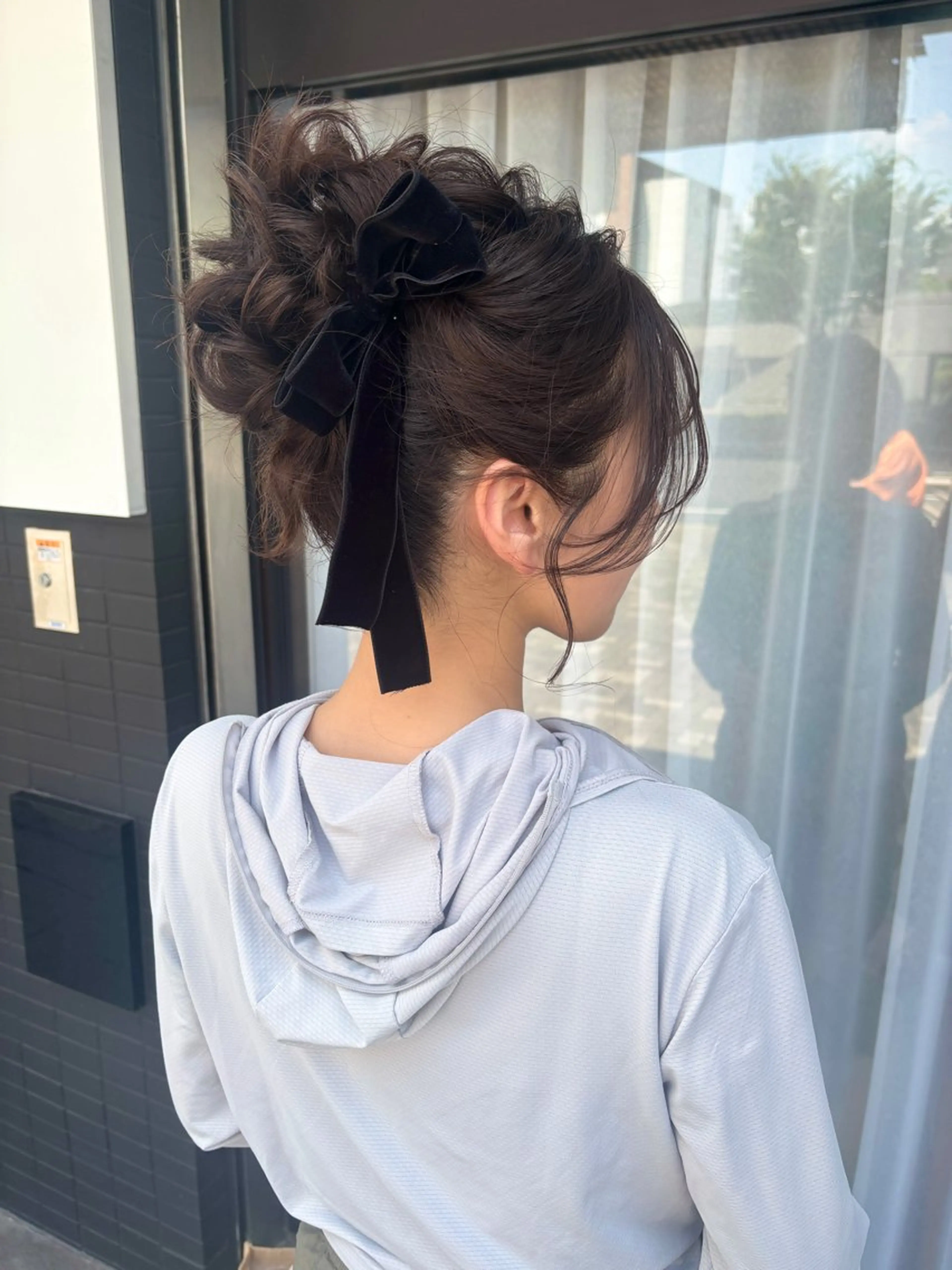 セミロング え りのヘアスタイル