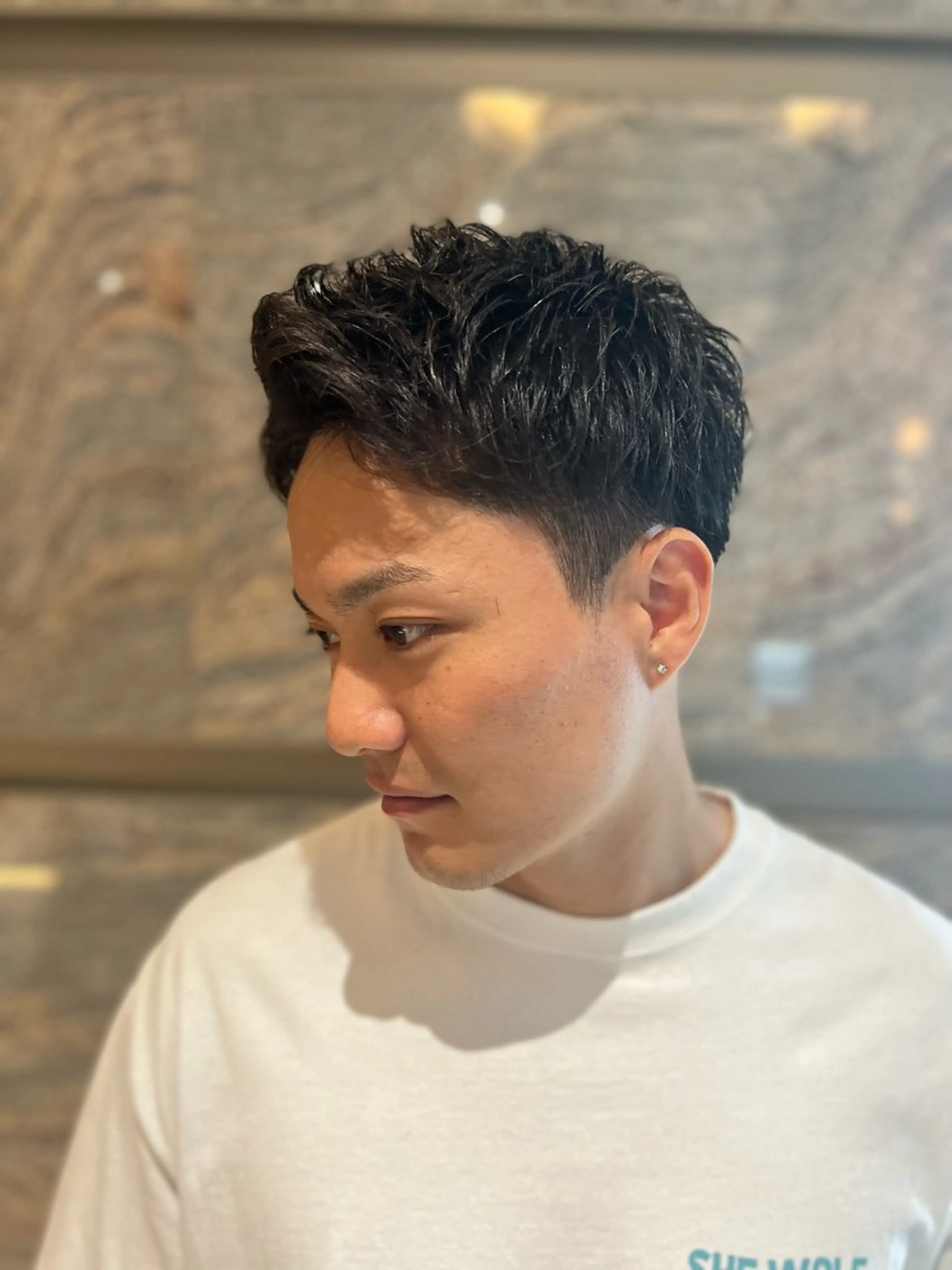 カット+アイロンパーマの写真