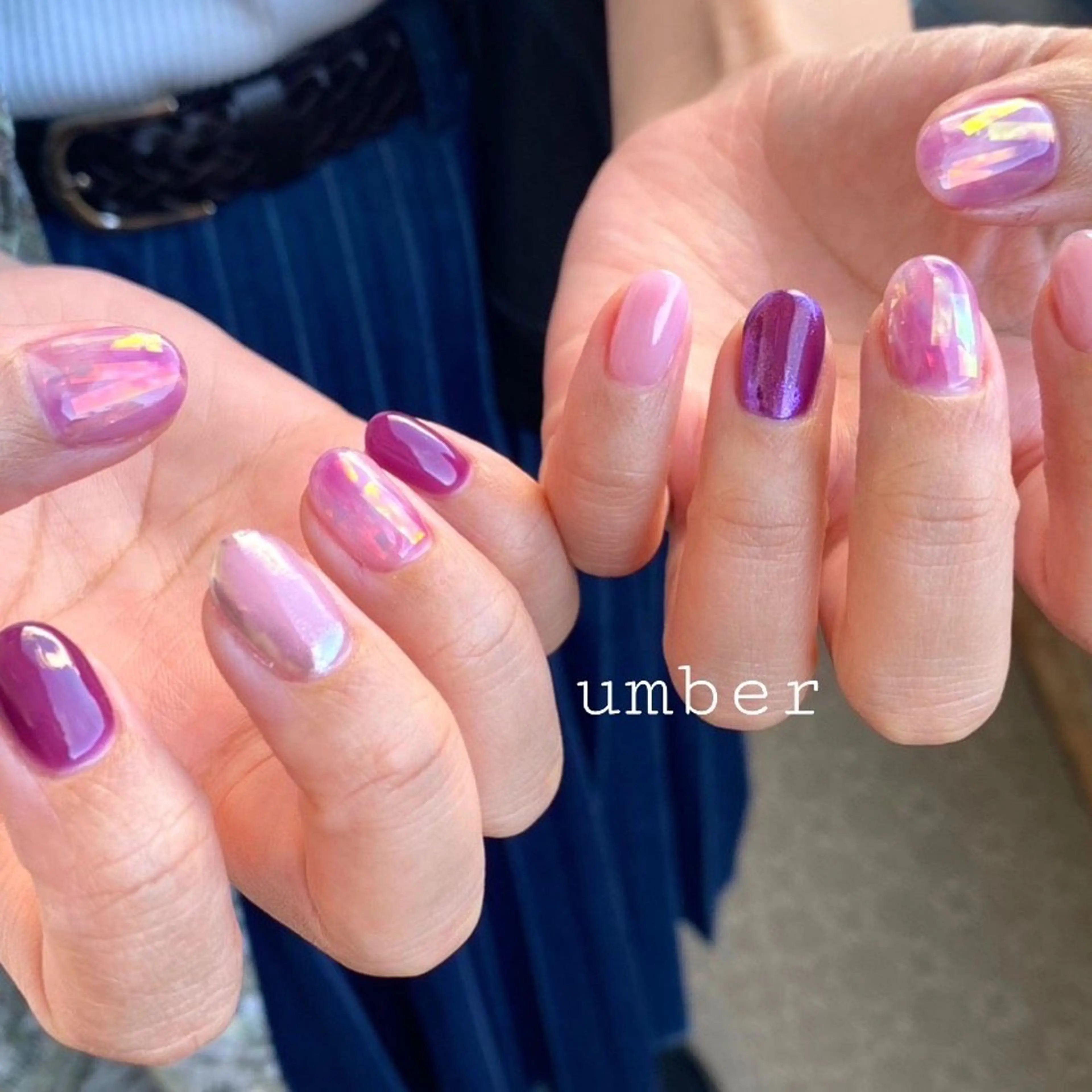 ネイル ハンドネイル umber 三茶1分のネイルデザイン