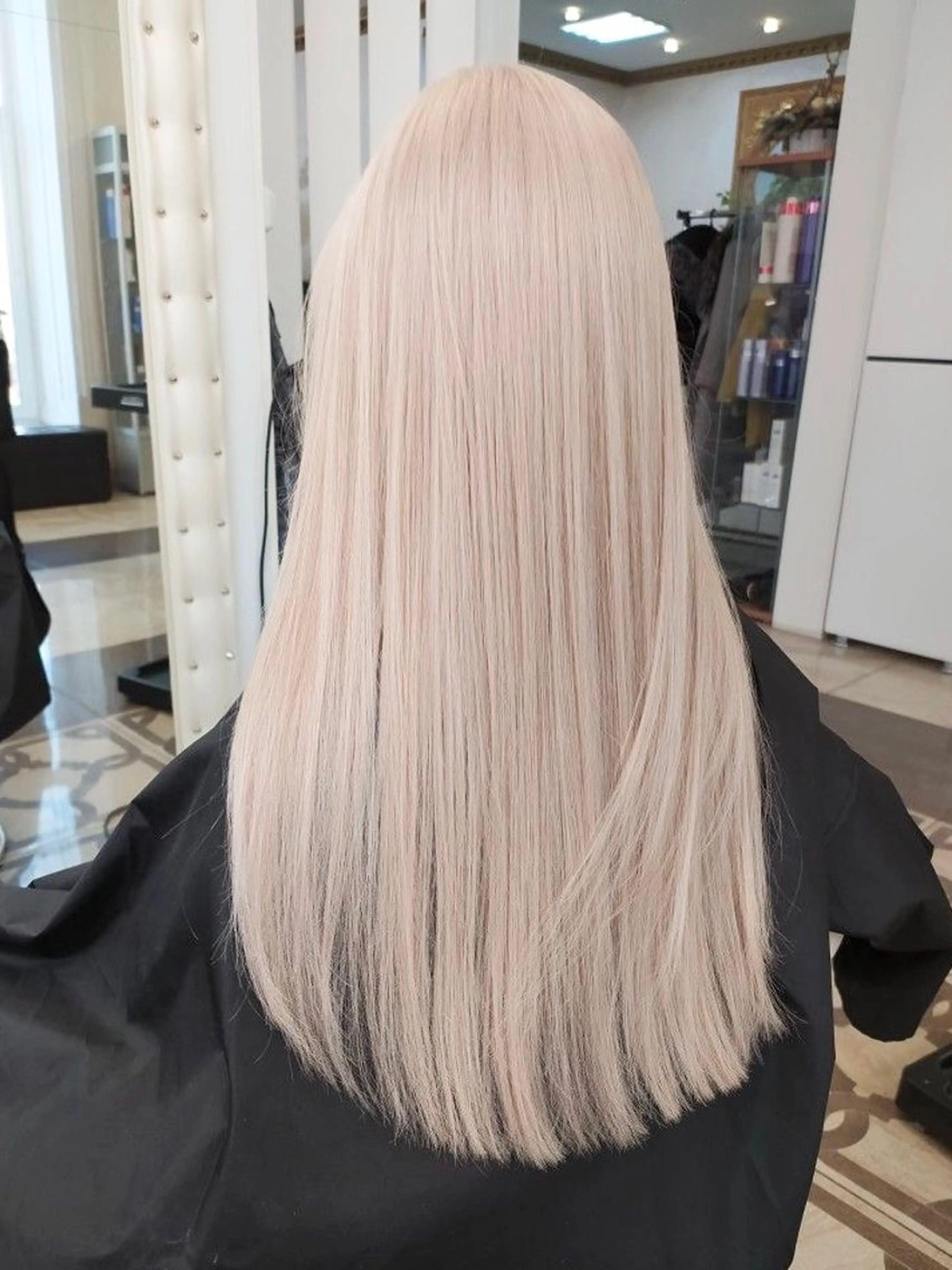 🧡ダメージ98%カット🧡【リタッチも可能✨】カット+ケアブリーチ+カラー+トリートメント 梅田/大阪/ハイトーンの写真