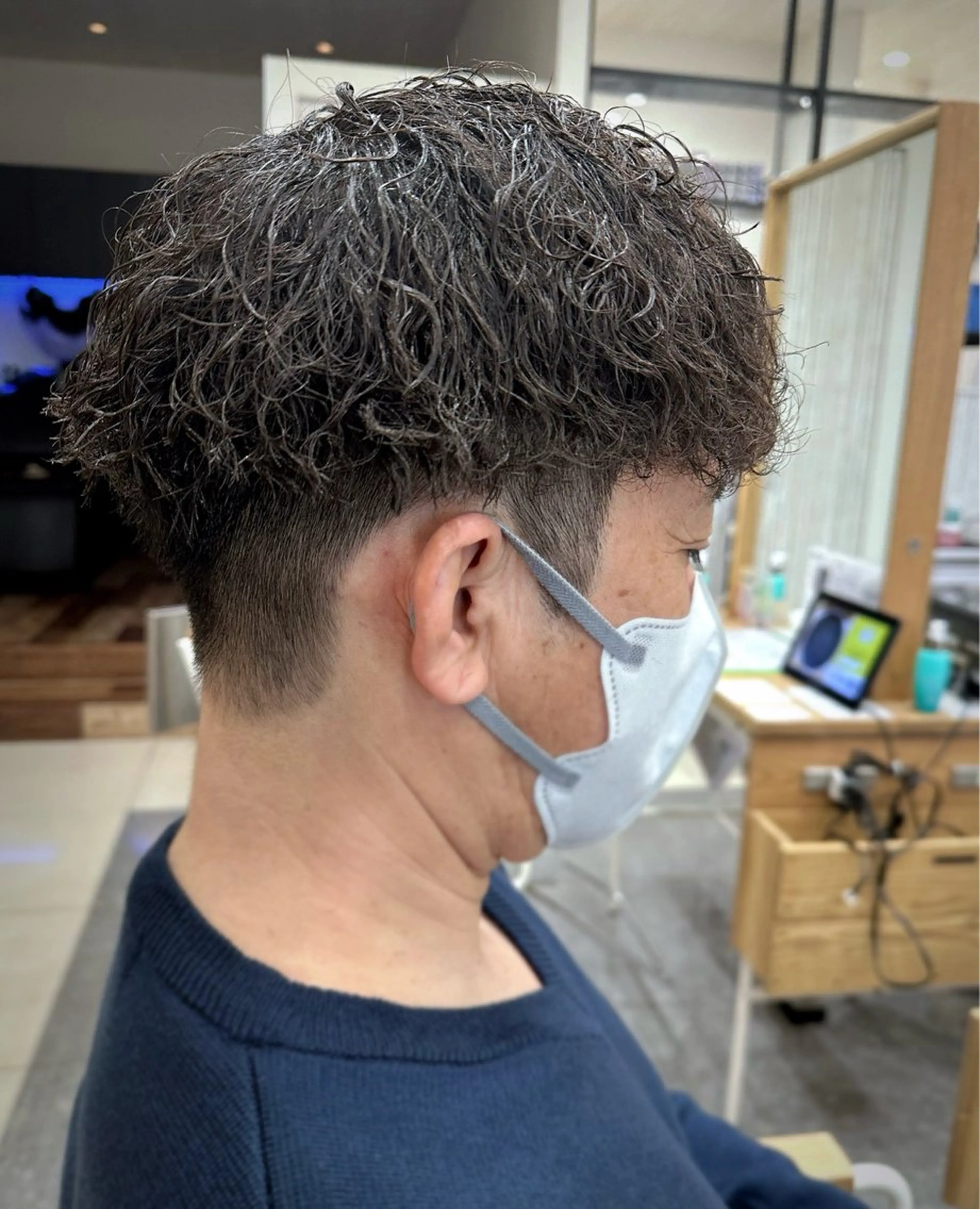 ショート メンズ カット パーマ PROGRESS‣‣ 福澤 可音🐯🐝のヘアスタイル