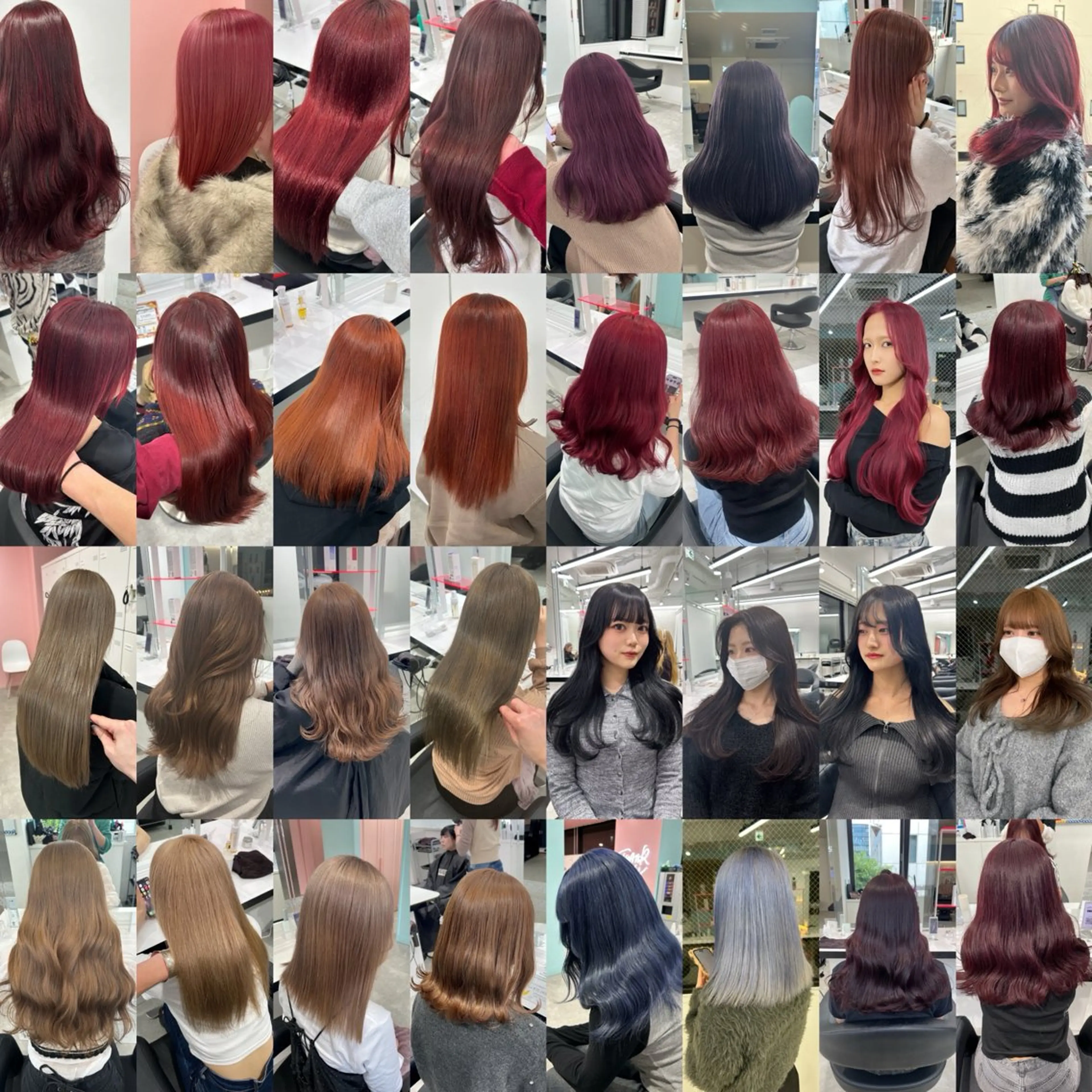 ロング カラー 履歴修正屋さん／ ブロンド／ホワイトのヘアスタイル