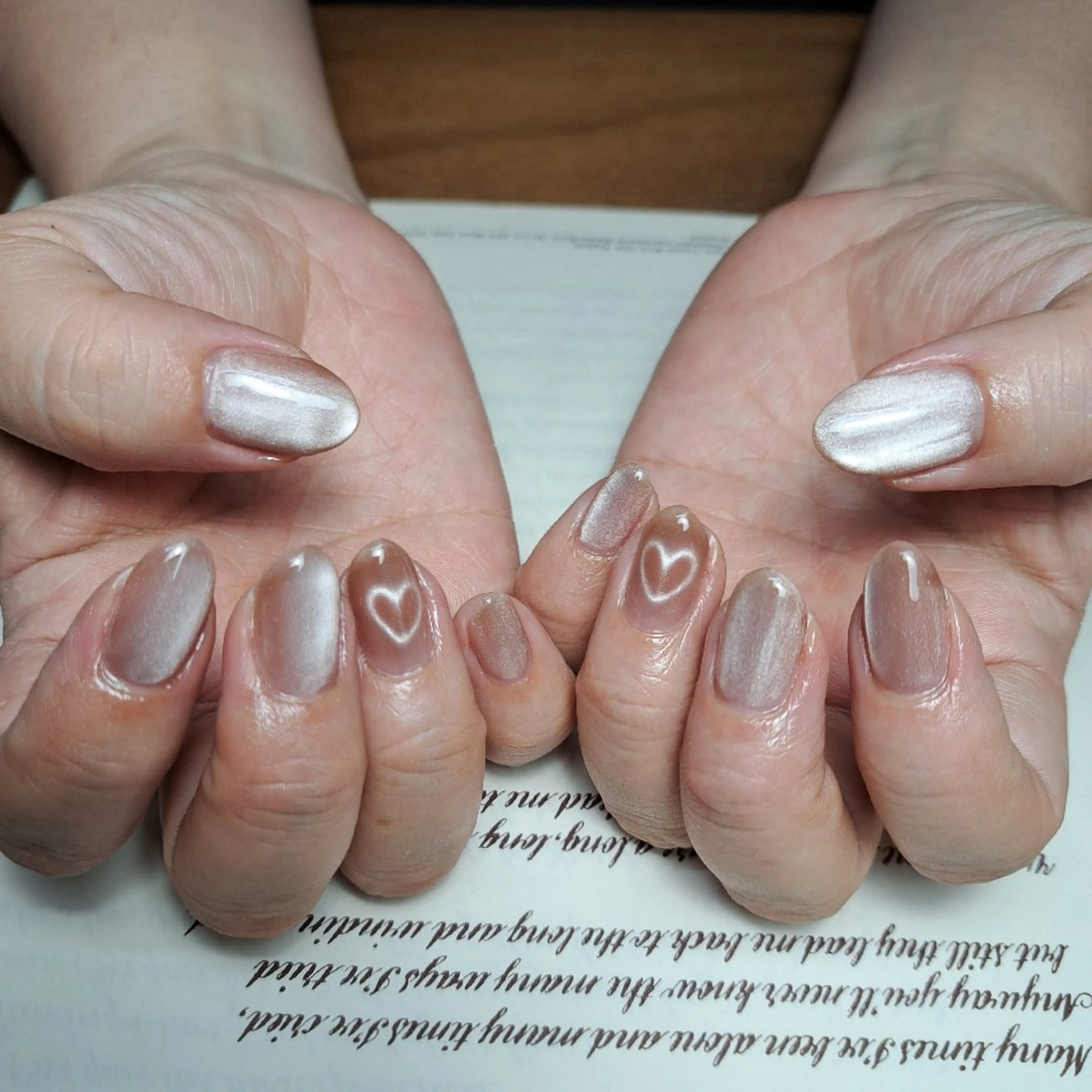 ネイル マグネットネイル マグネットワンカラー ワンカラーネイル HAYASHI  Nのネイルデザイン