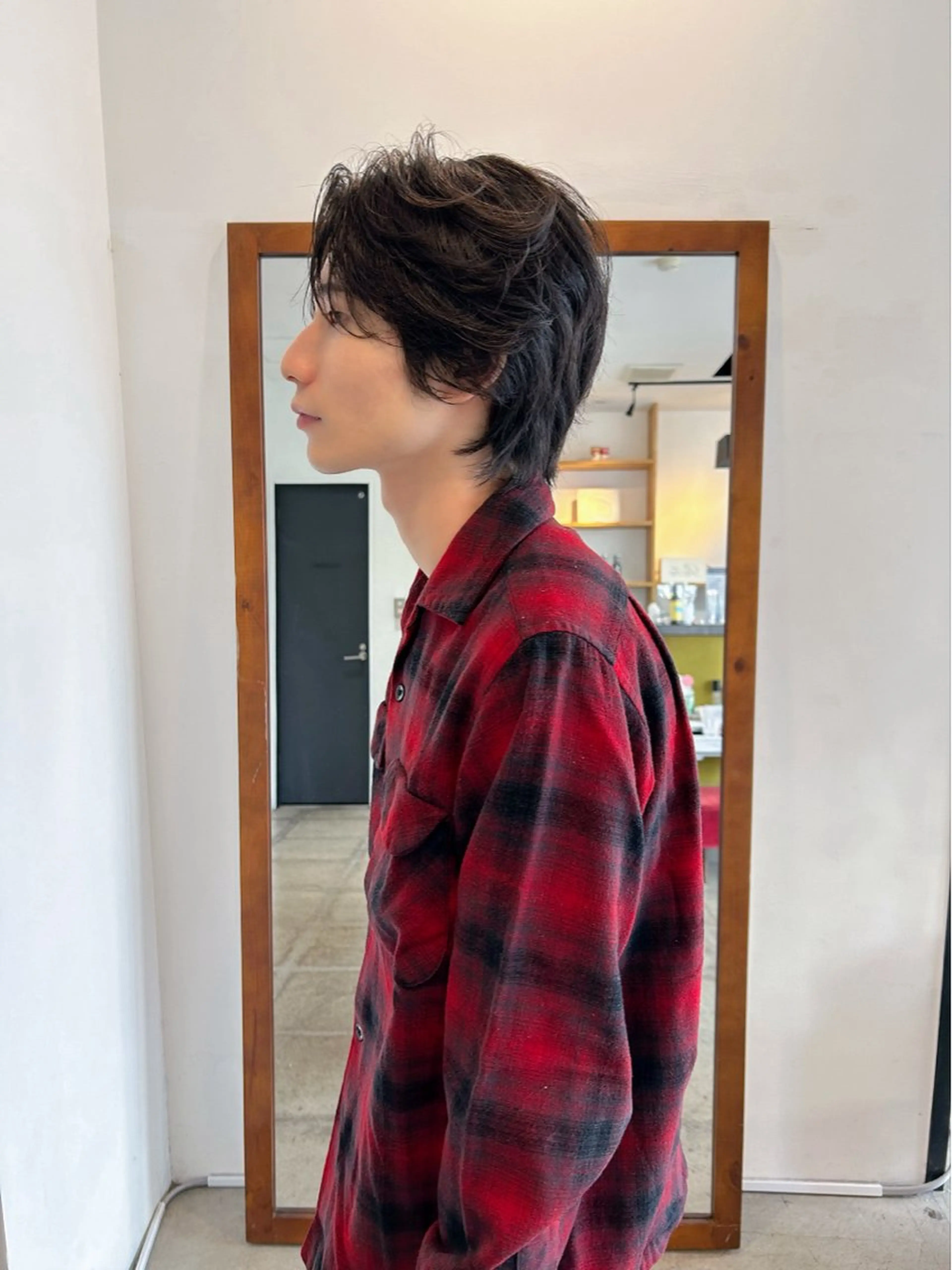 メンズ カット パーマ 浅野 敬亮のヘアスタイル