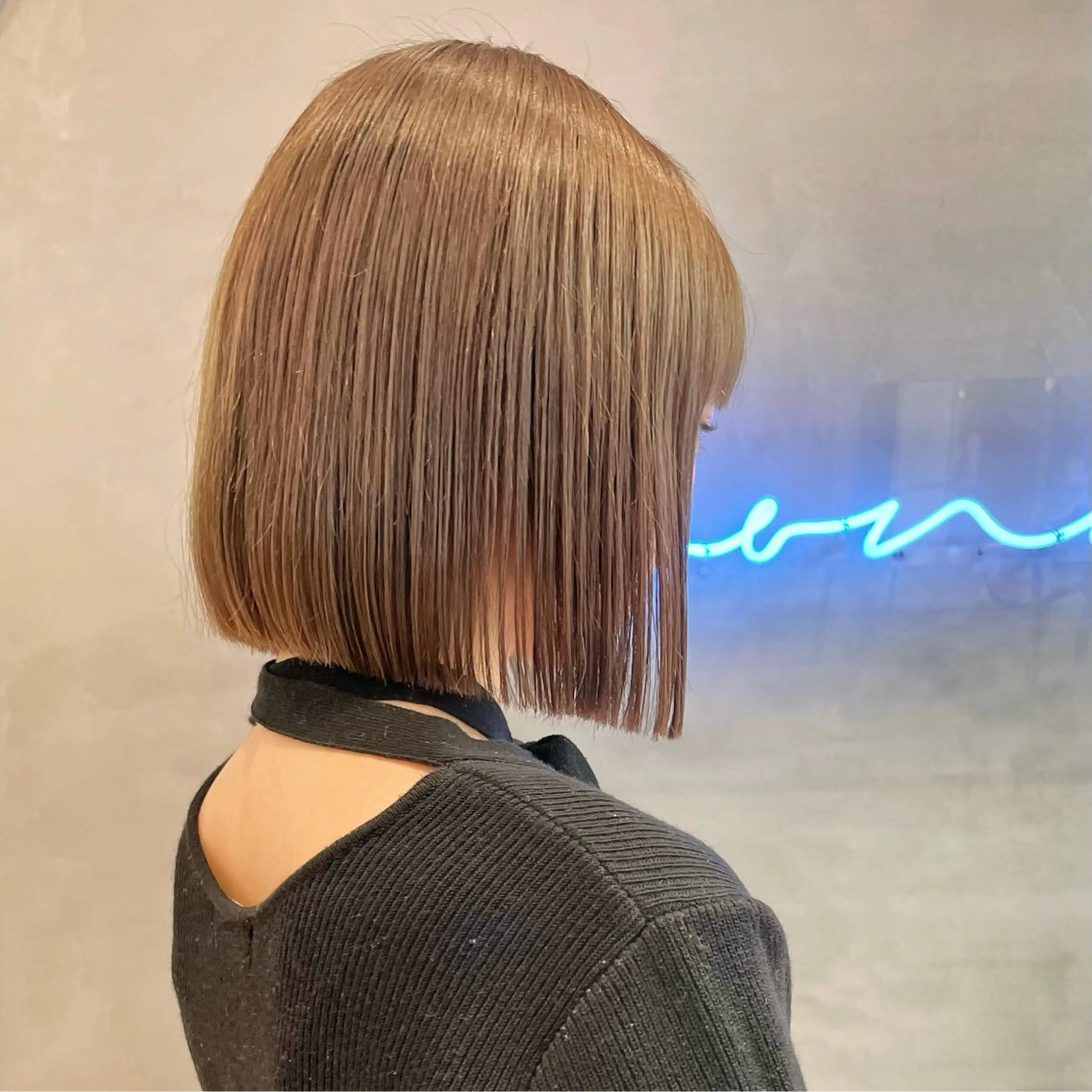 ショート Misaki /ボブ/縮毛矯正のヘアスタイル