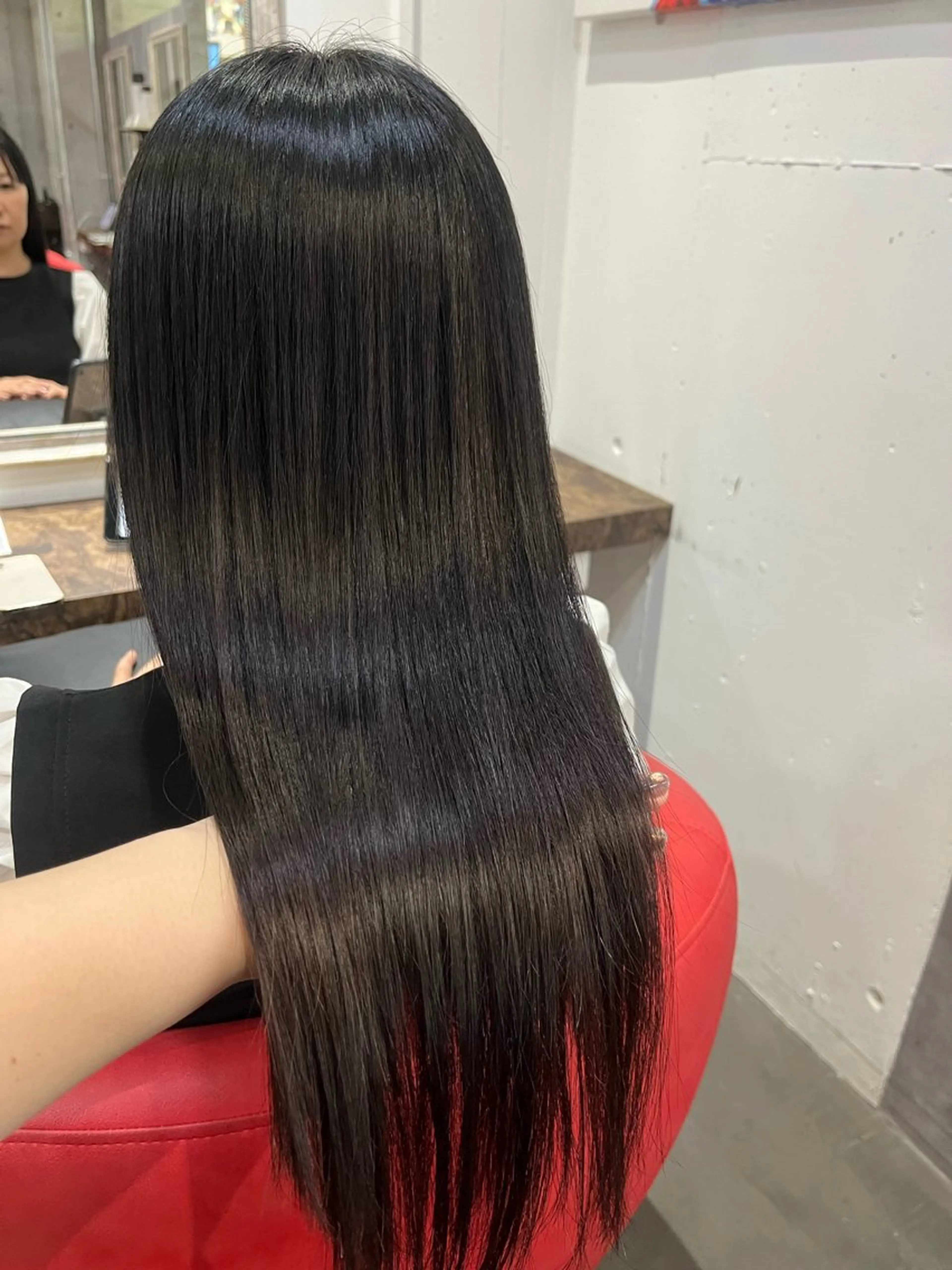 ロング パーマ カット 縮毛矯正 駅チカ【ali'i】 アリイ花崎友美☘のヘアスタイル