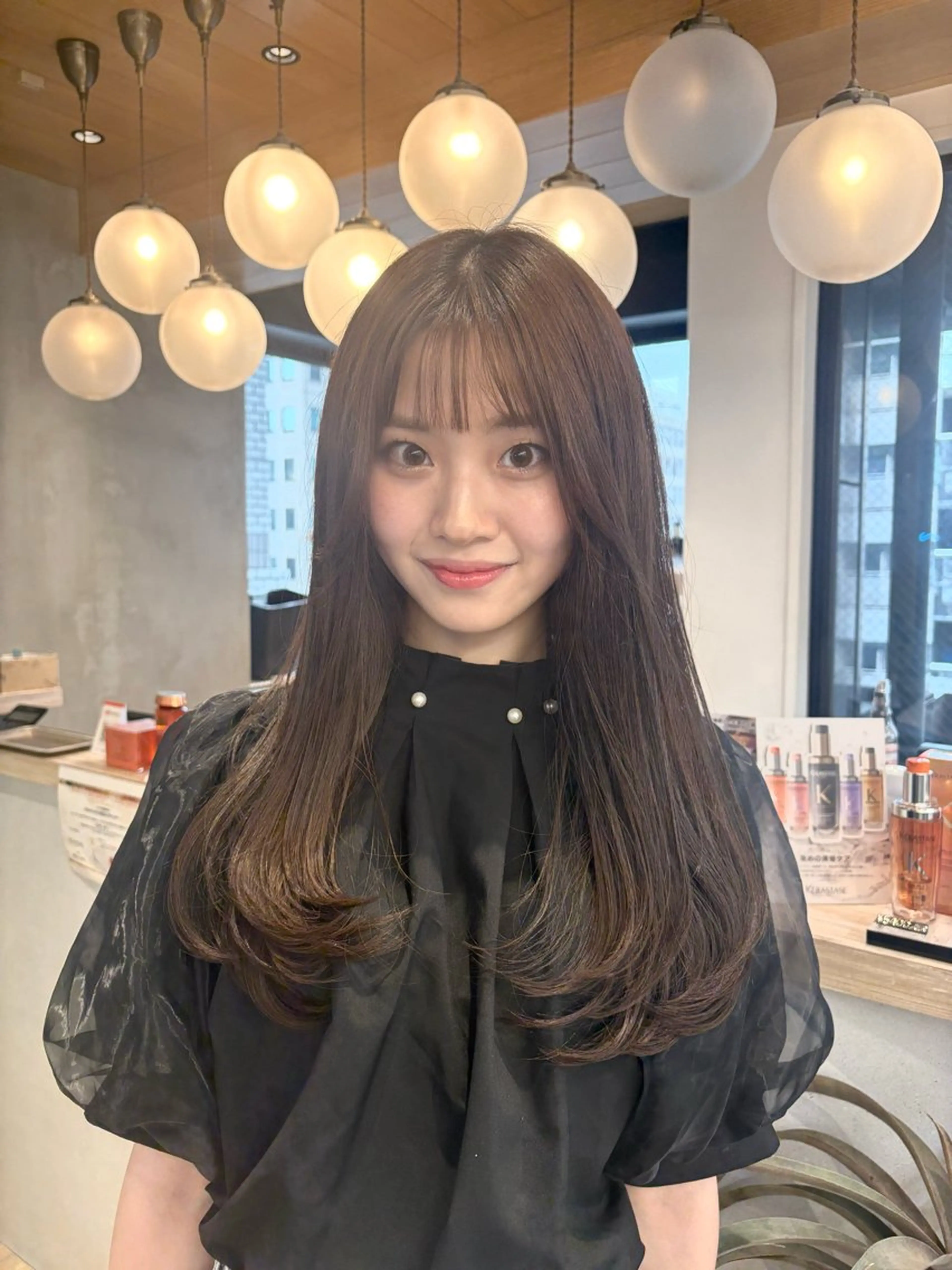 ロング カット トリートメント オリーブベージュ/シ ョートボブたまき🧡のヘアスタイル