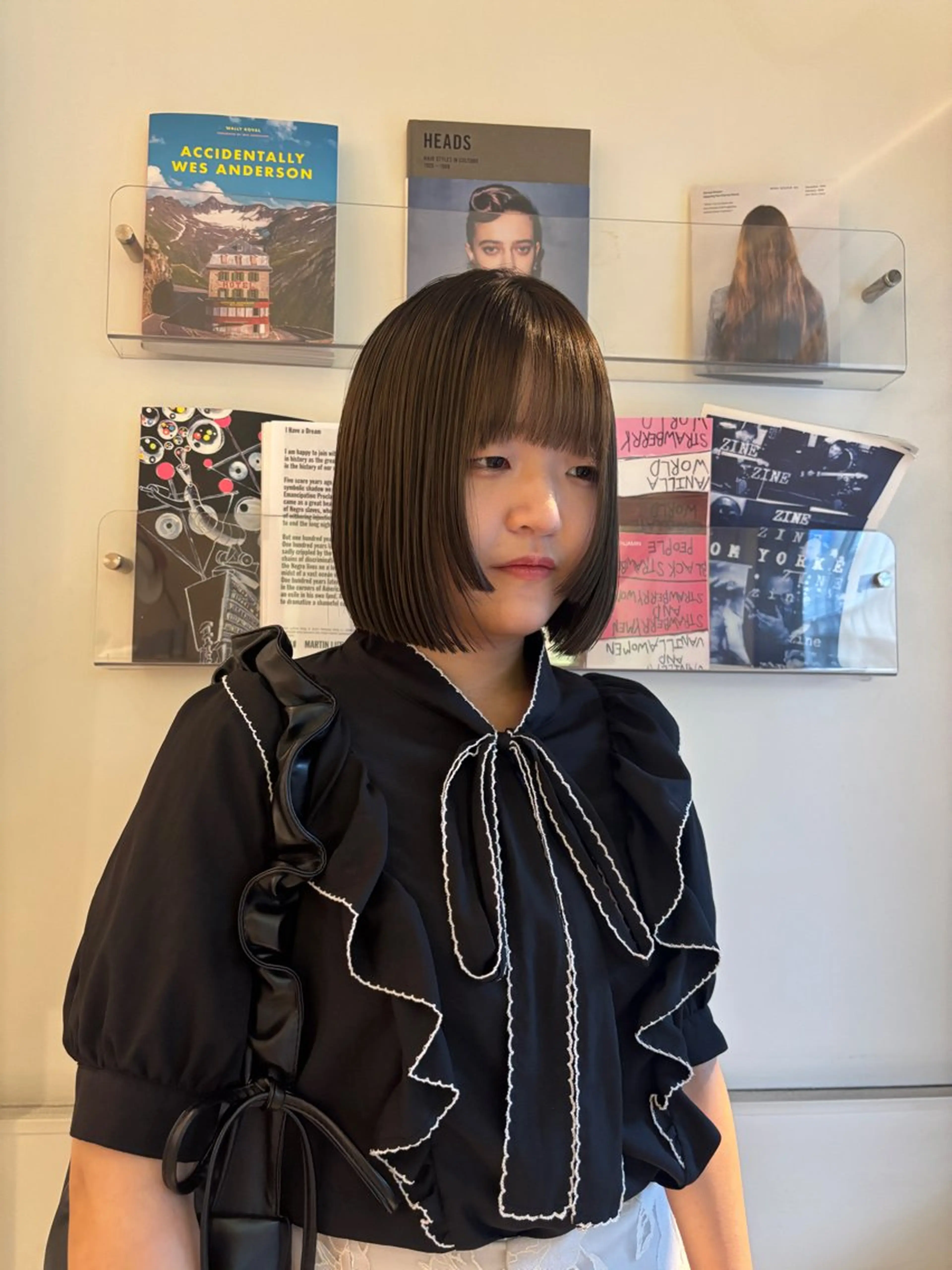 ミディアム saya/似合わせ /透明感カラーのヘアスタイル