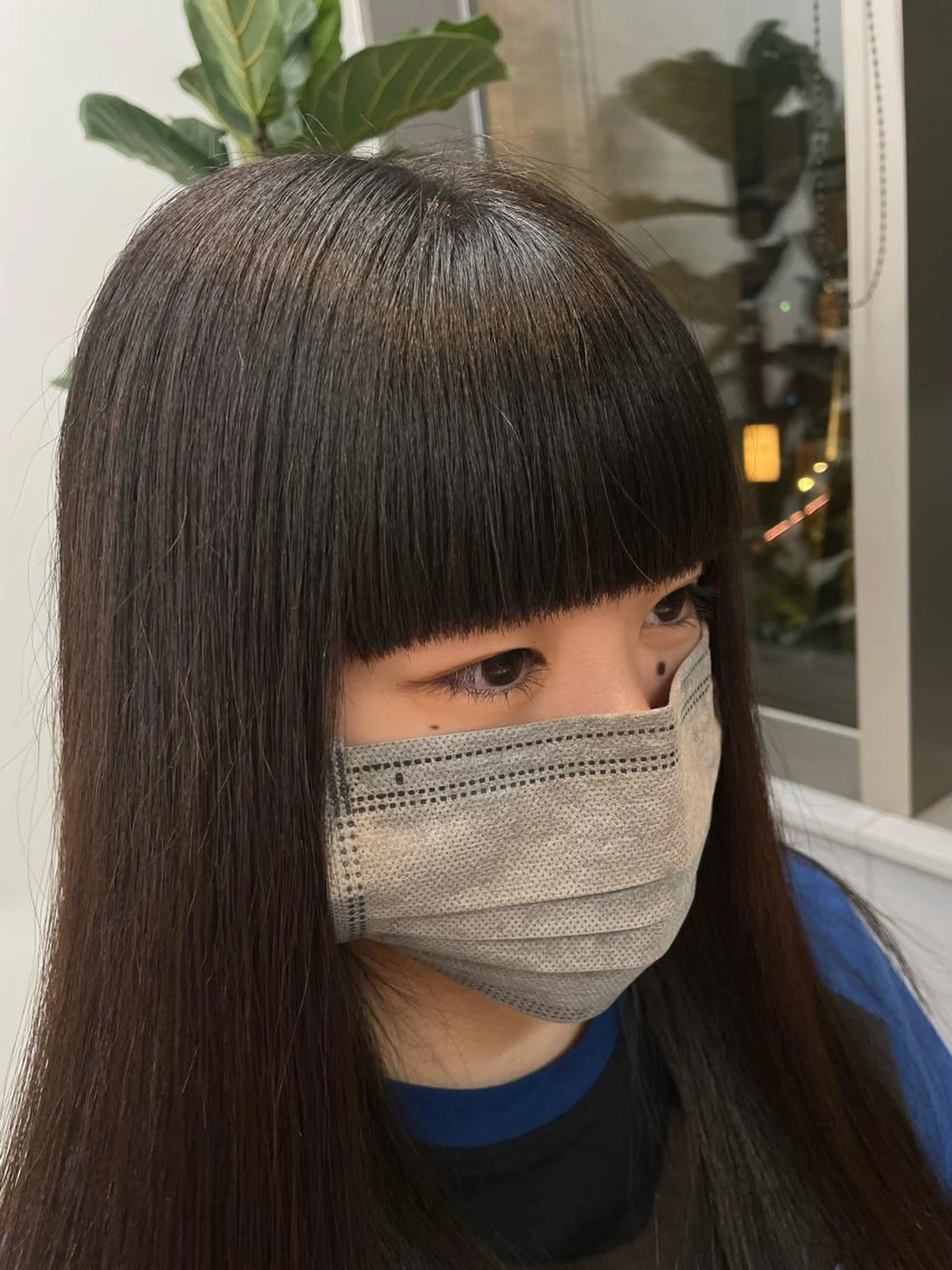 前髪カット+前髪縮毛矯正の写真