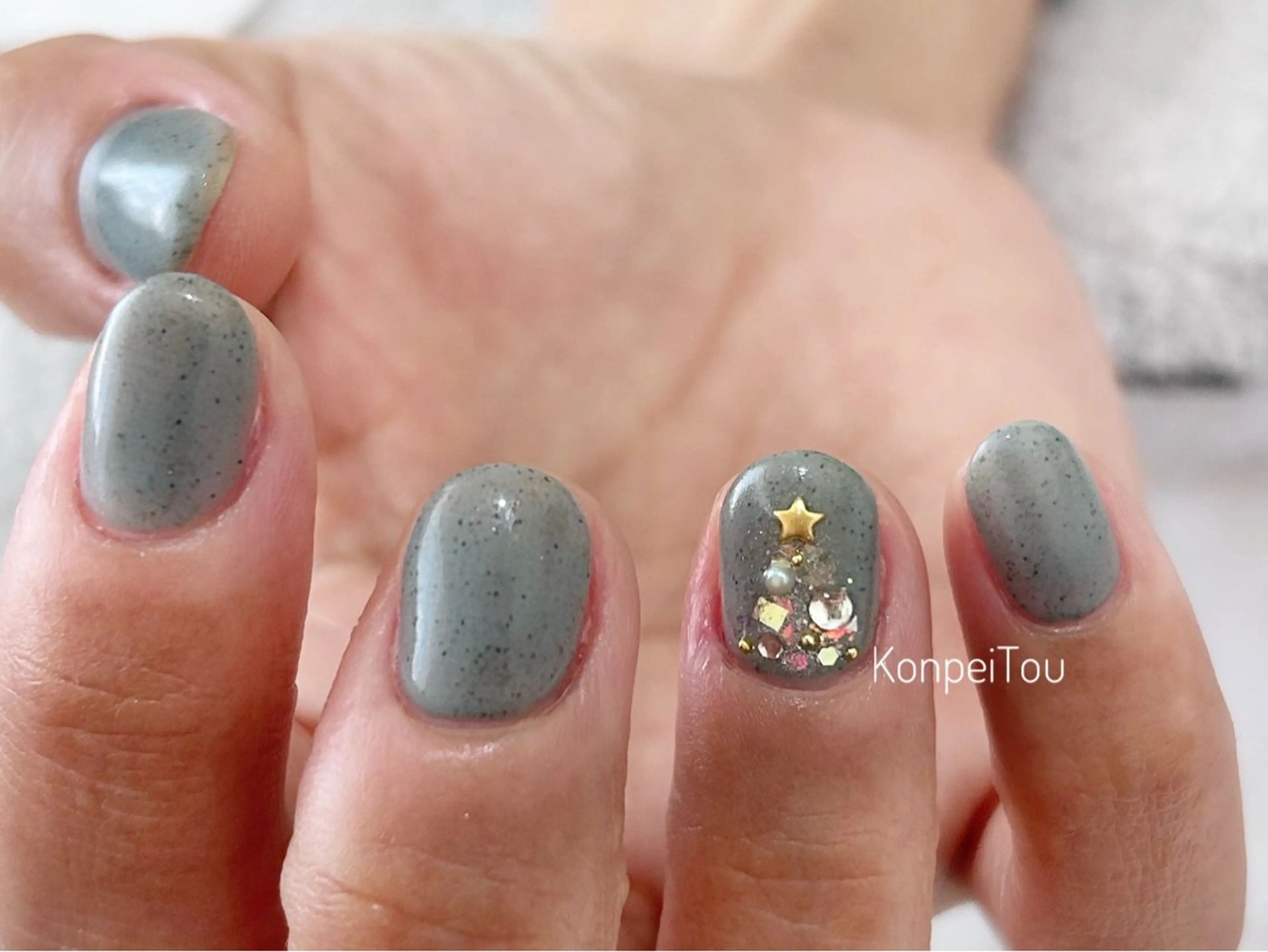 ネイル 冬ネイル クリスマス ハンドネイル おうちのネイルサロン KonpeiTouのネイルデザイン