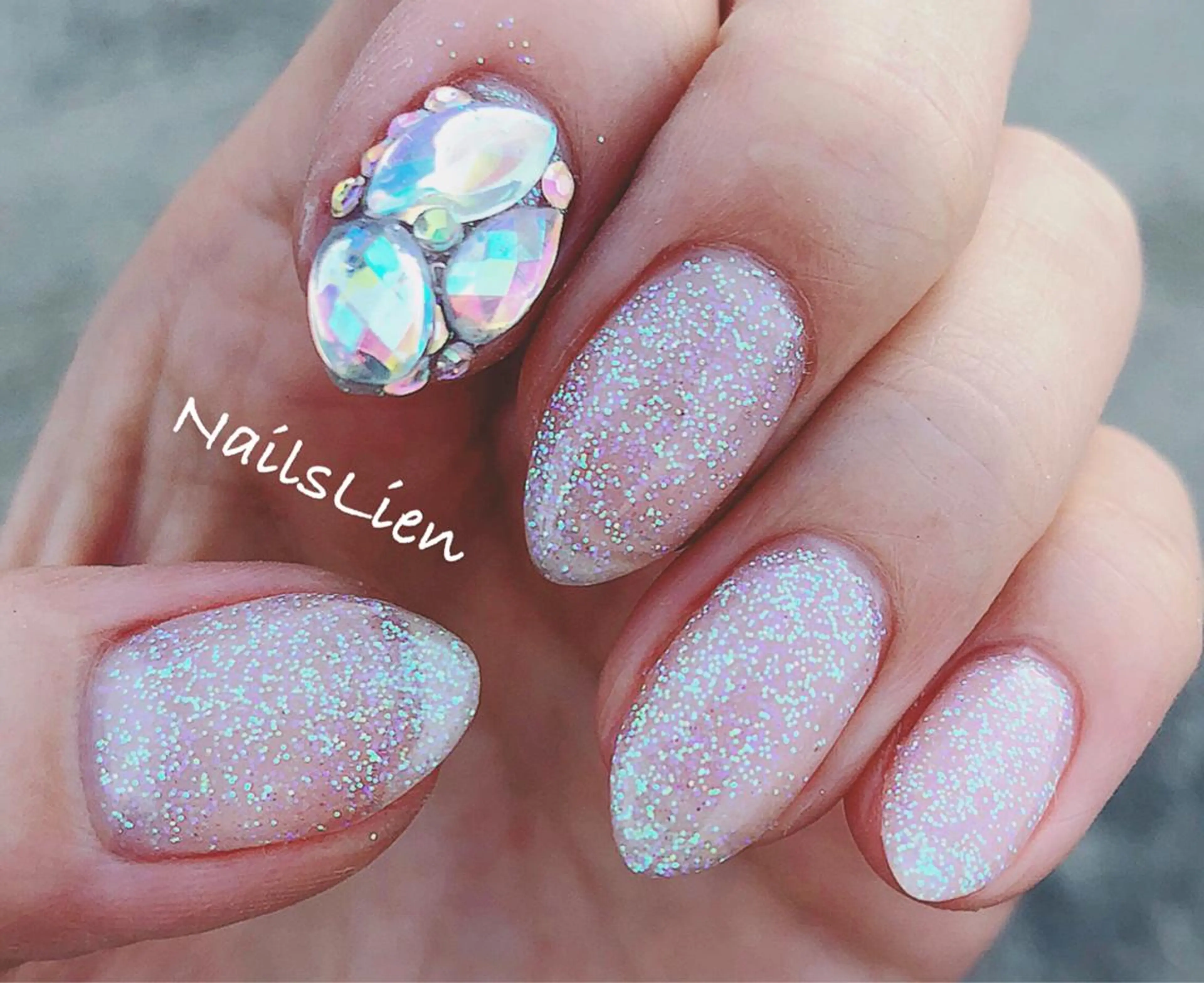 ネイル キラキラネイル ラメ(グリッター) ワンカラーネイル studio e n / RiNのネイルデザイン