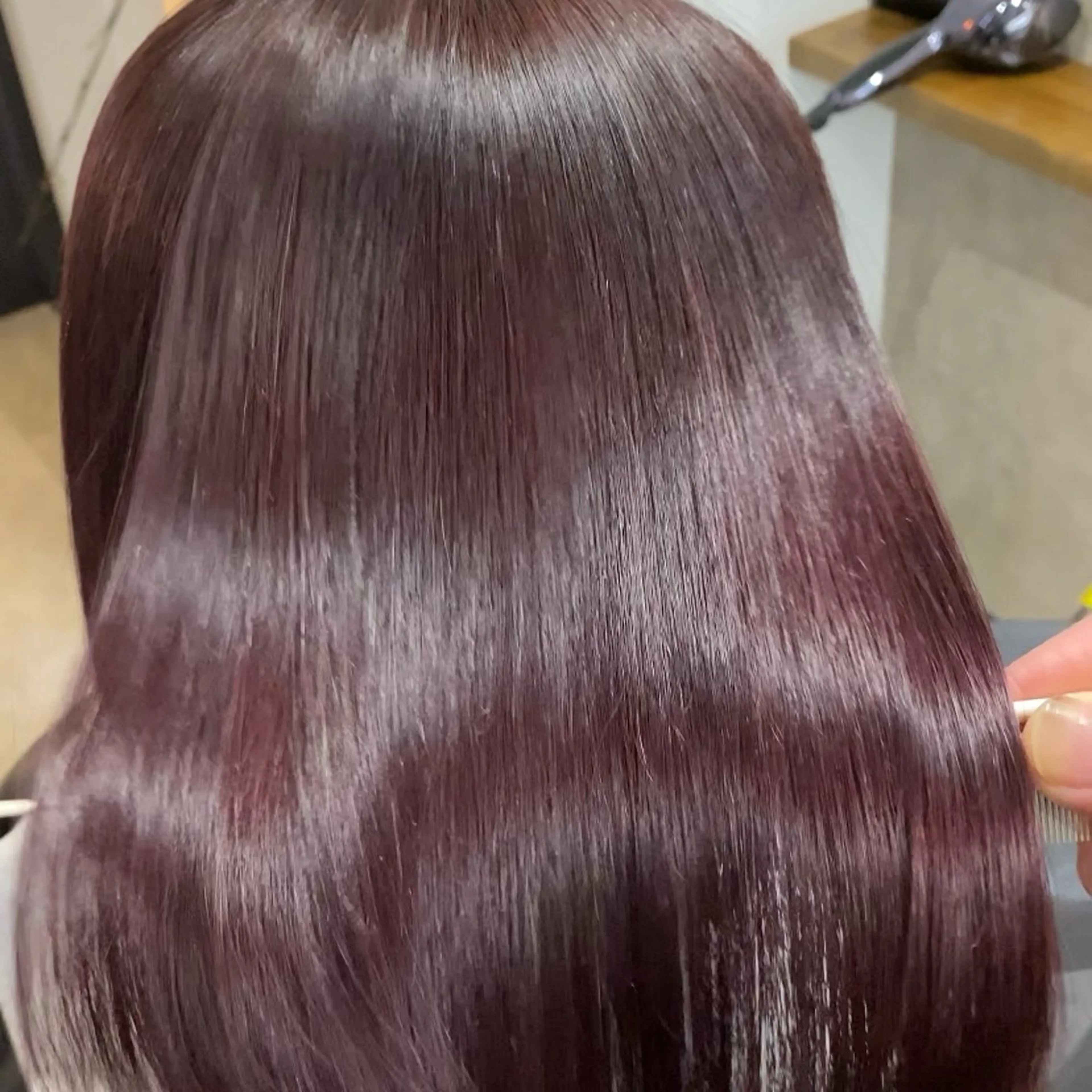 似合わせカット＋暖色艶カラー＋髪質改善トリートメントの写真