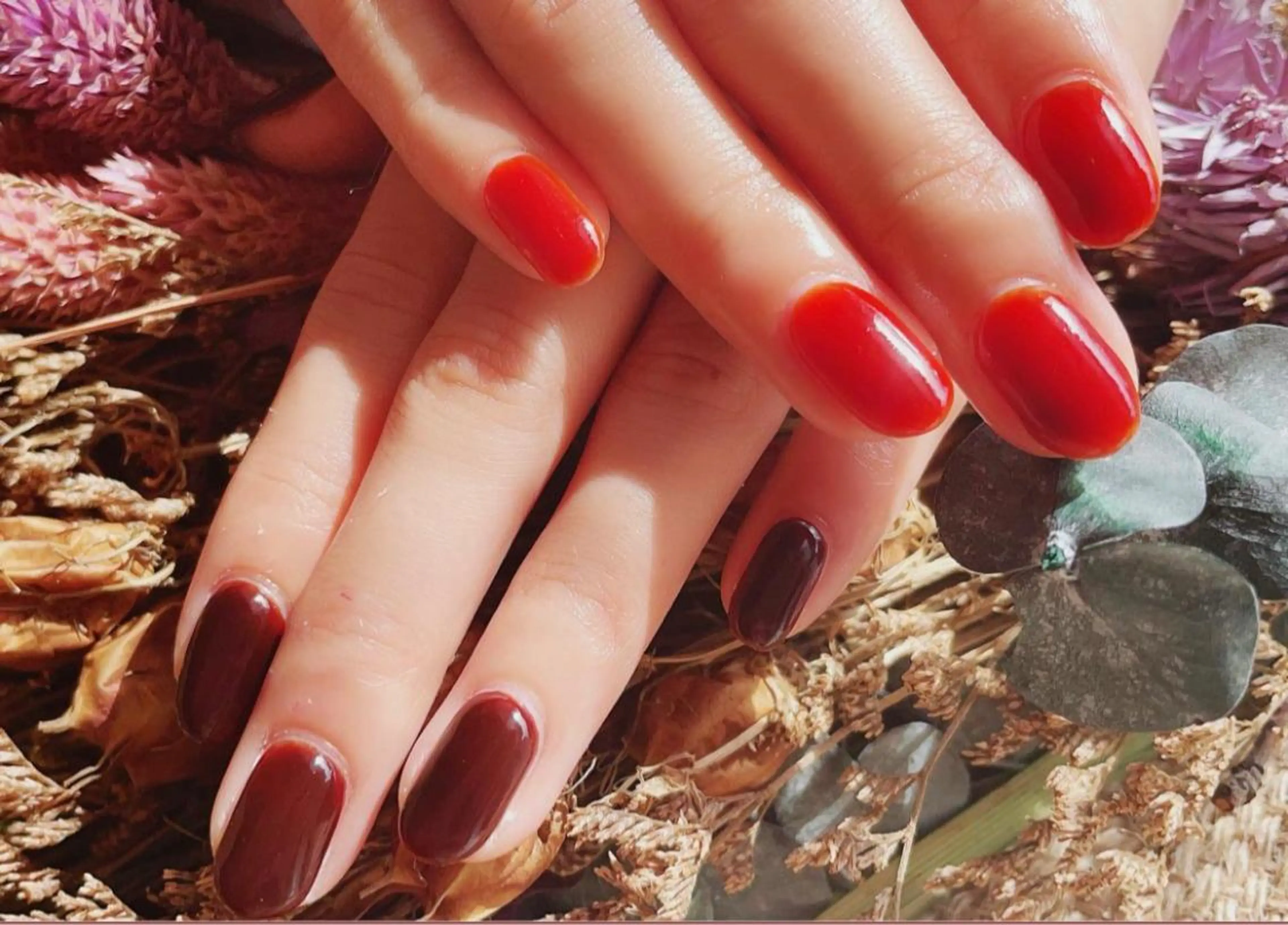 ネイル ワンカラーネイル NailSalonR 宮里のネイルデザイン