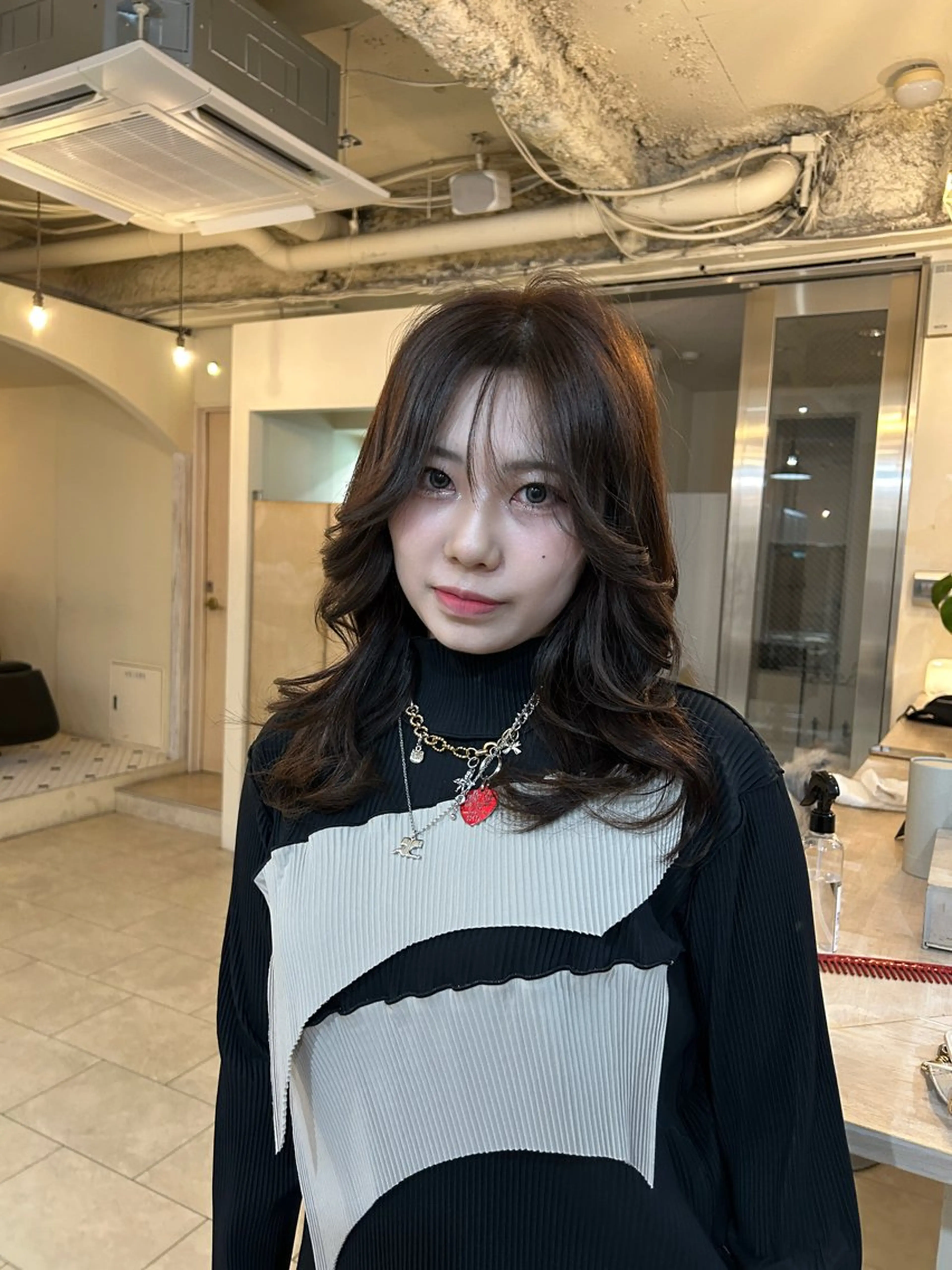 ロング Maho/海外 レイヤー/ハッシュのヘアスタイル