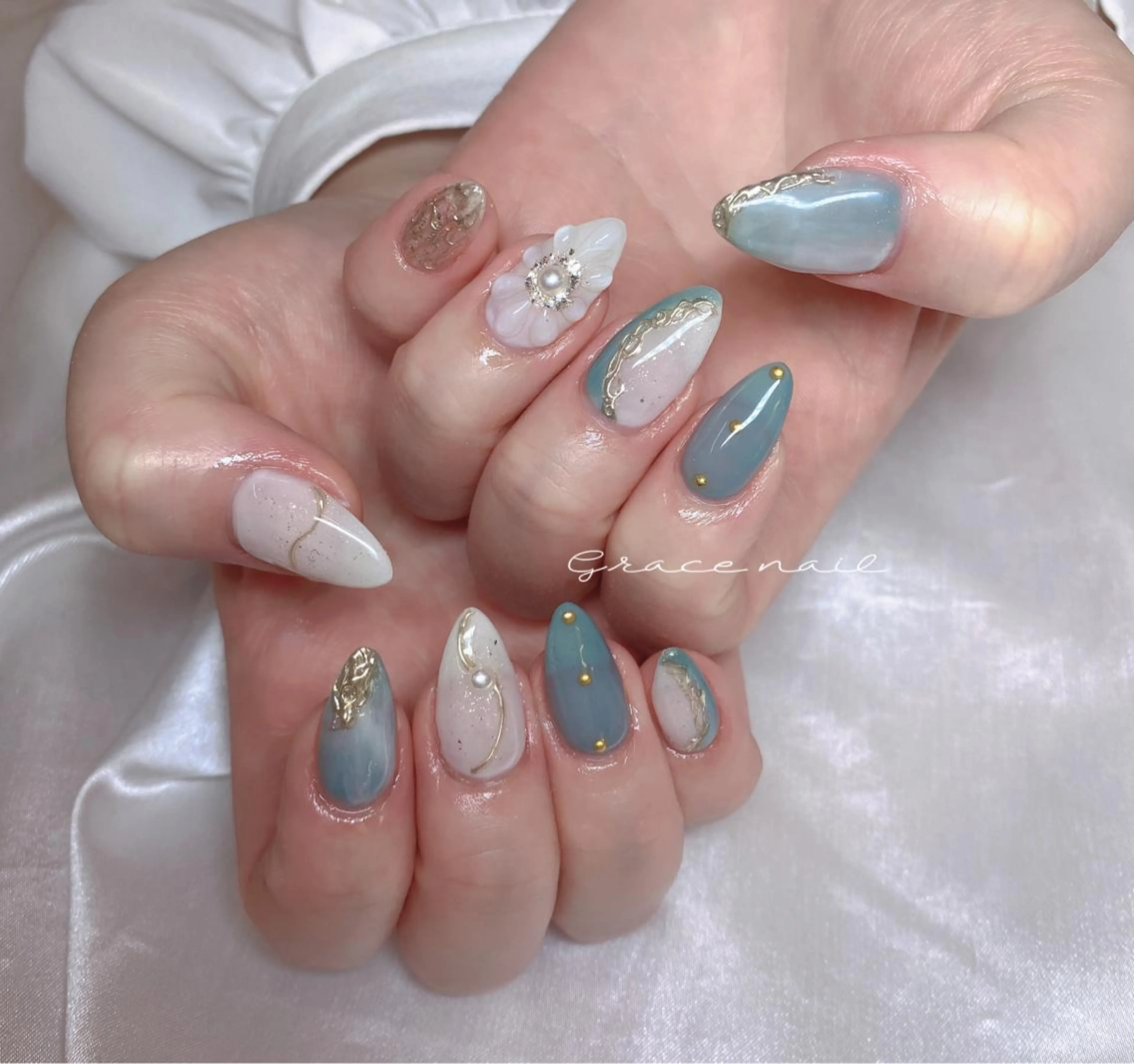 ネイル ハンドネイル ☆*｡Grace Nail｡*☆のネイルデザイン