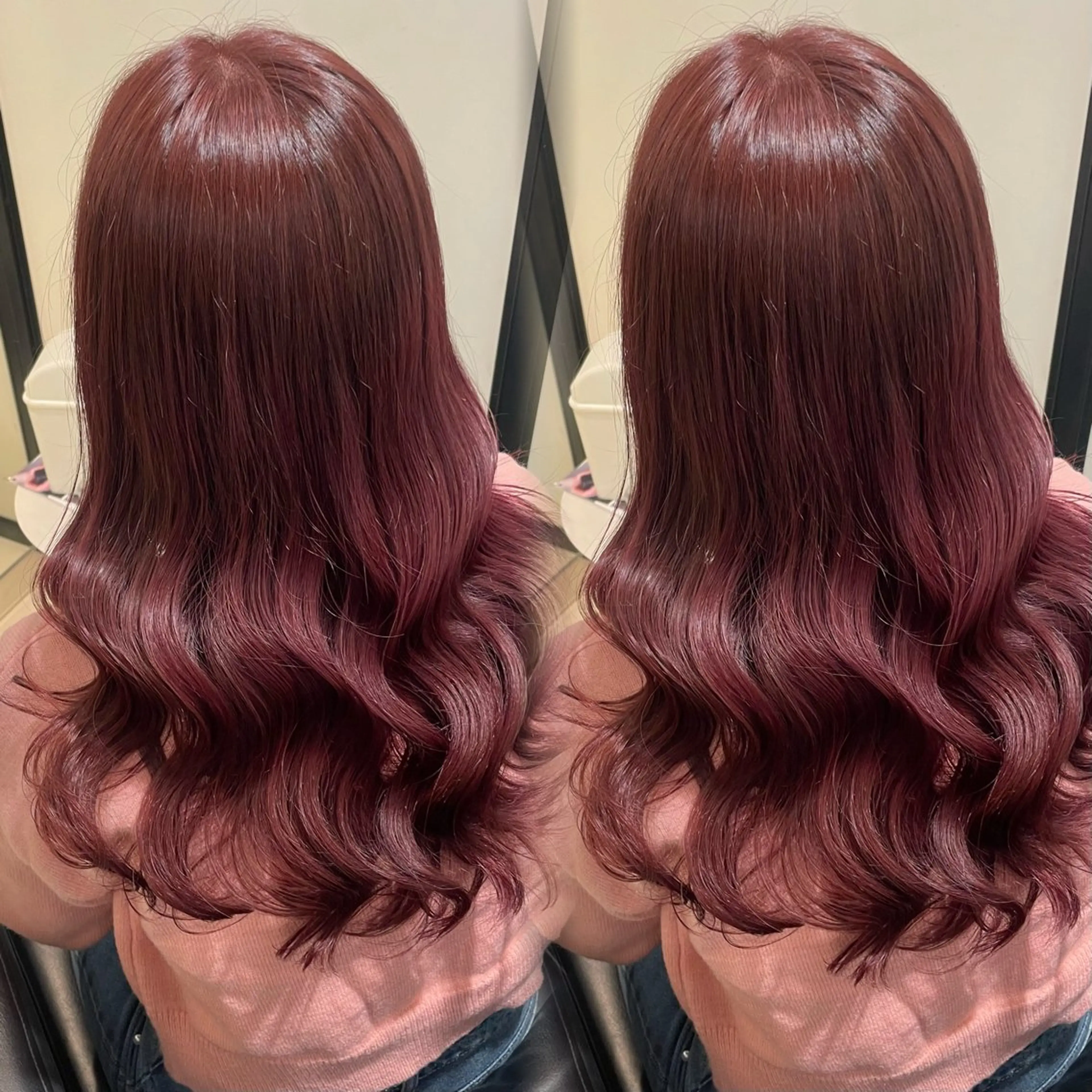 ロング カラー カット ヘアカラー トリートメント ブリーチなしカラー kana🐱のヘアスタイル