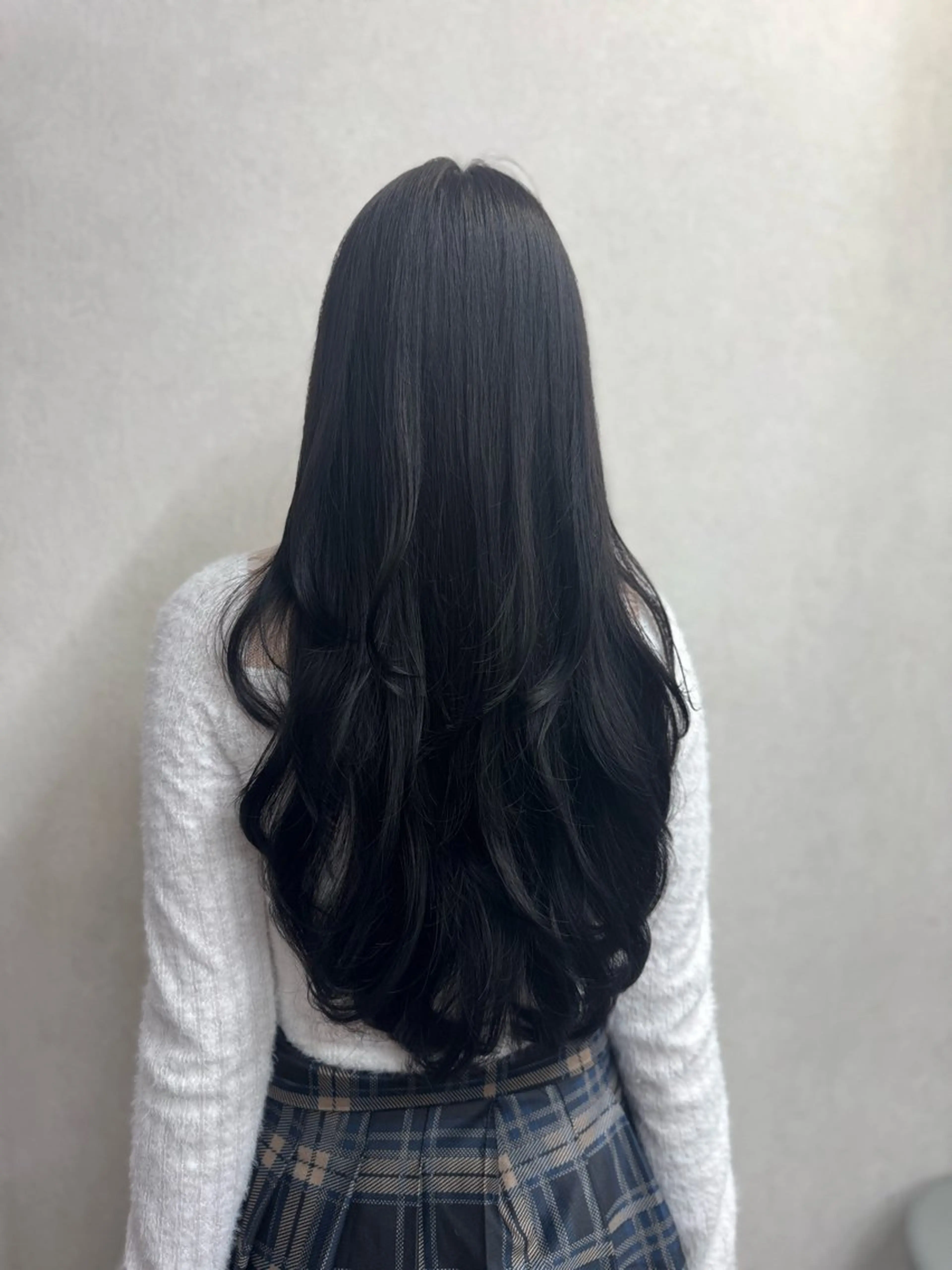 セミロング パーマ コテ巻き風パーマ 🦋にこ🦋のヘアスタイル