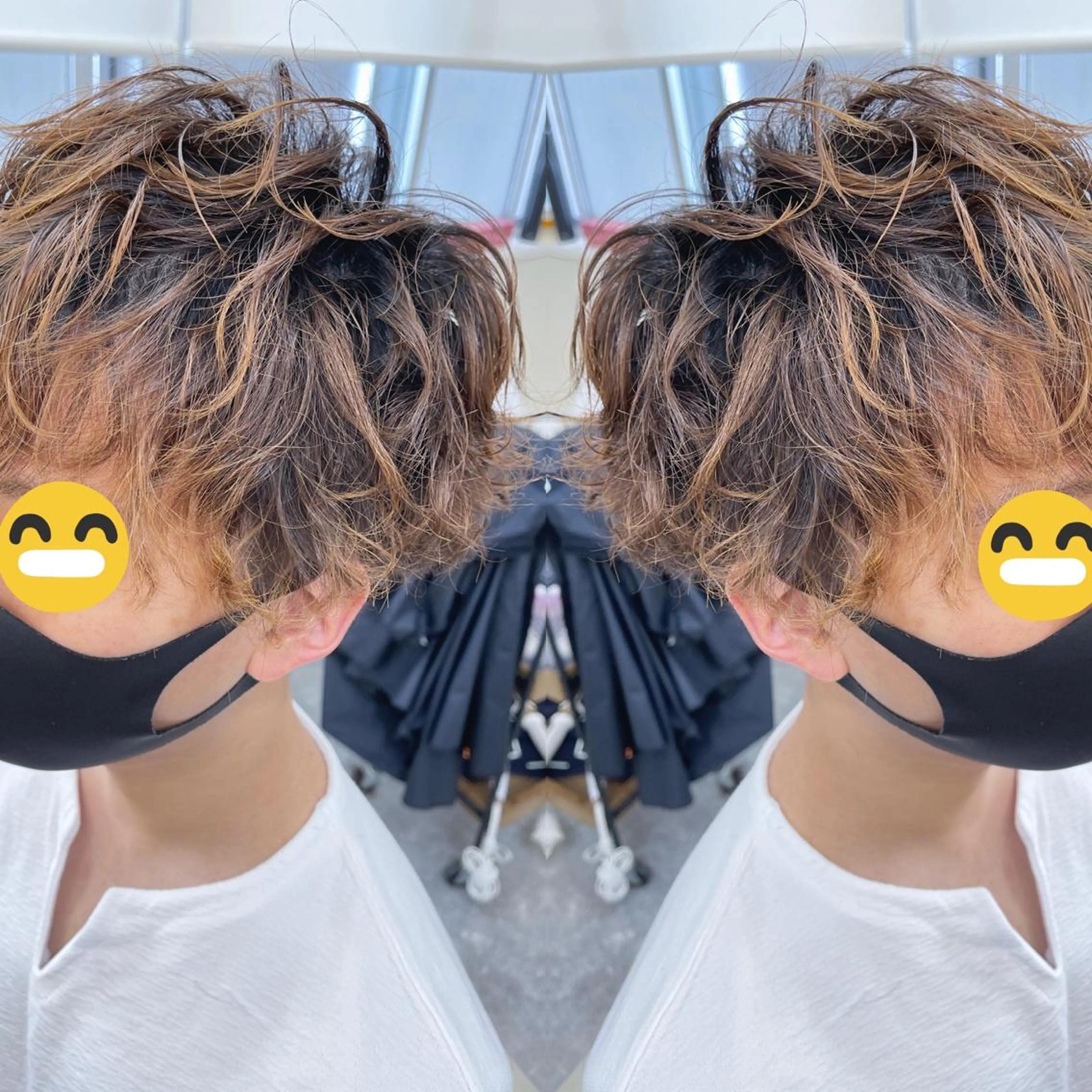 メンズ メンズパーマ メンズスパイラルパーマ カット パーマ H所属・H (エイチ) 烏丸御池店のヘアスタイル