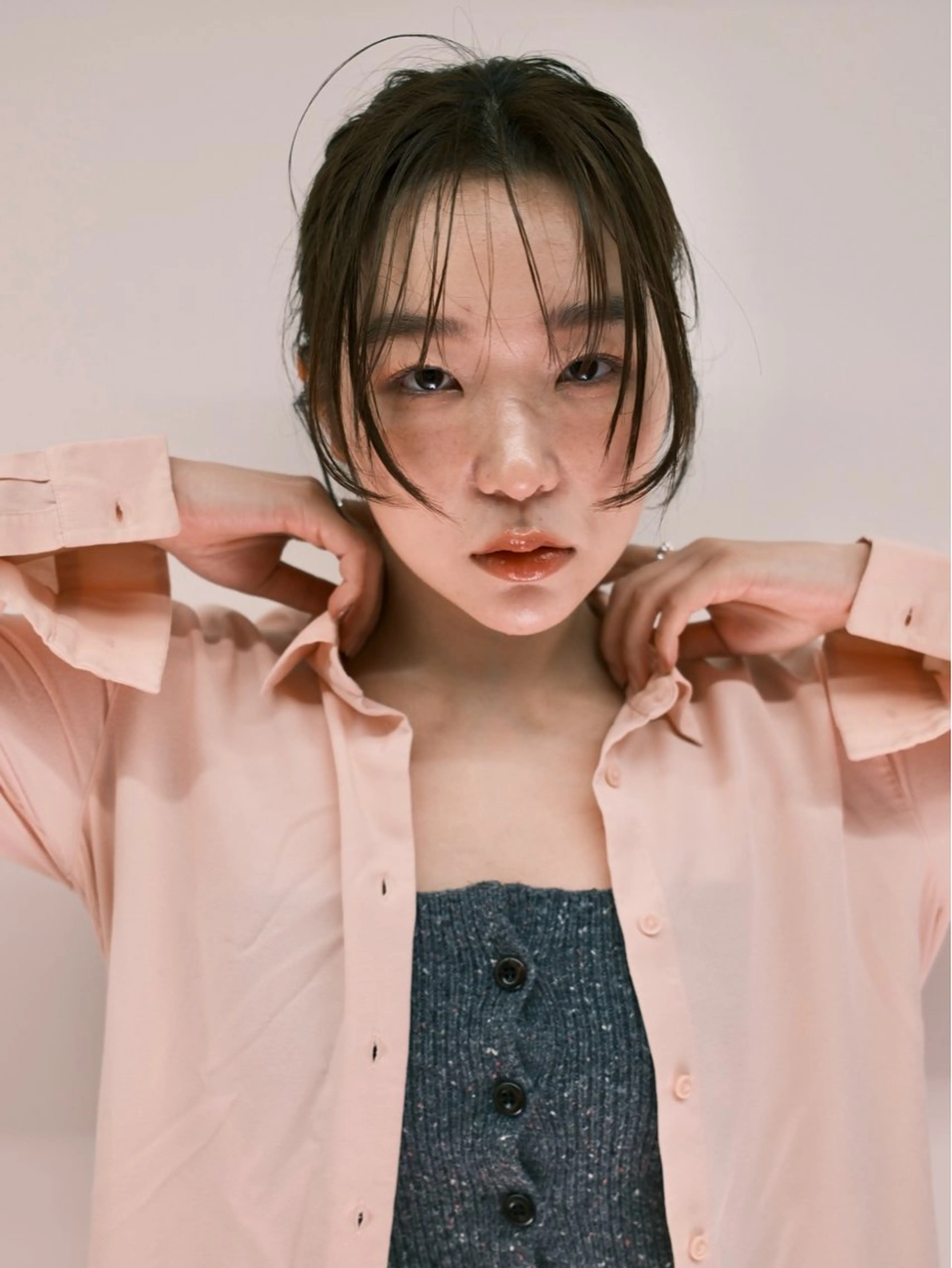 セミロング カラー カット ヘアカラー パーマ/透明感カラー 元町🌱takutoのヘアスタイル