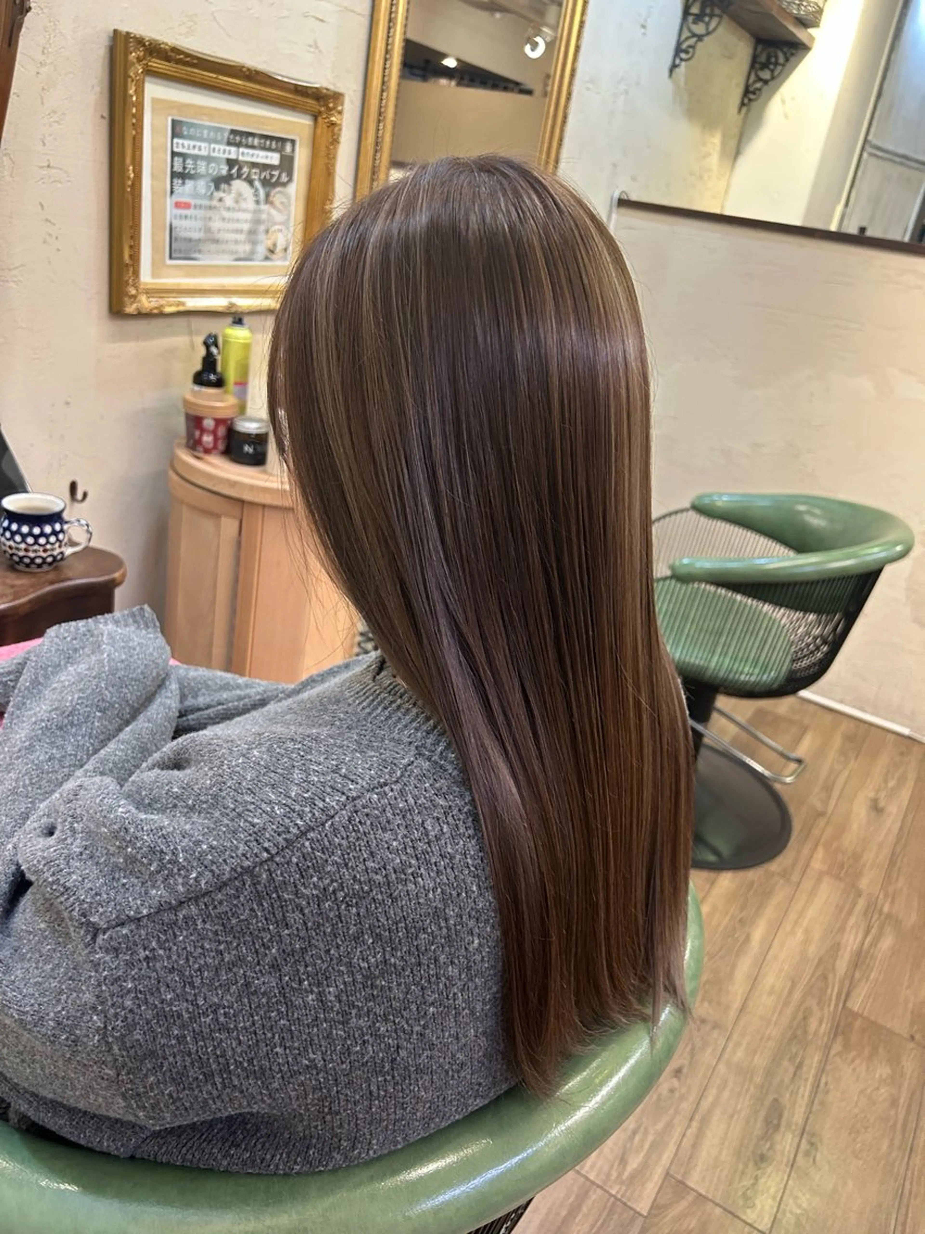 ロング カラー ハイライトカラー ハイライト トリートメント ヘアカラー 🫧🍋ダブルカラー 🍋mizuhoのヘアスタイル