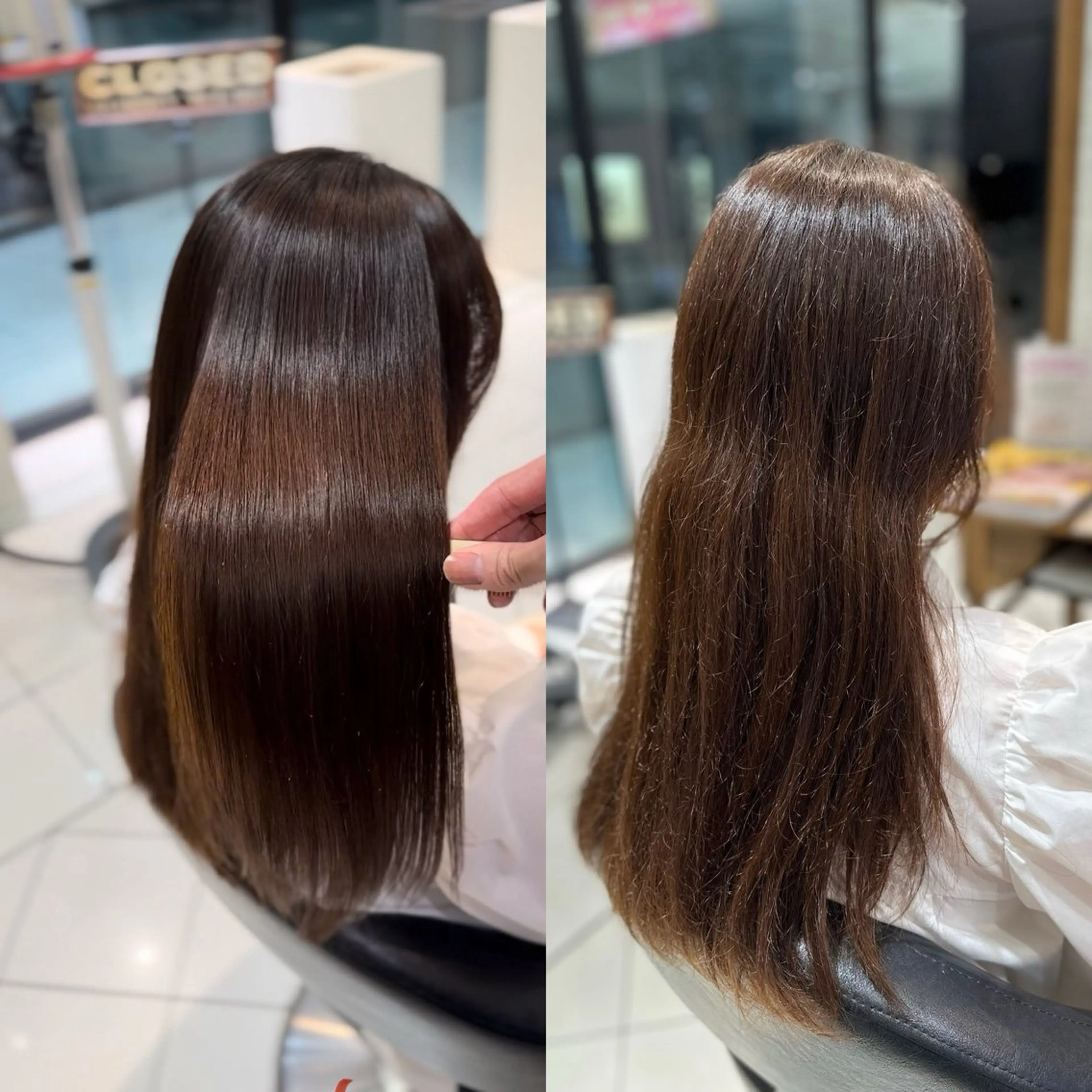 ロング 縮毛矯正 ✨美髪矯正の専門家✨ 髪質改善　松村のヘアスタイル